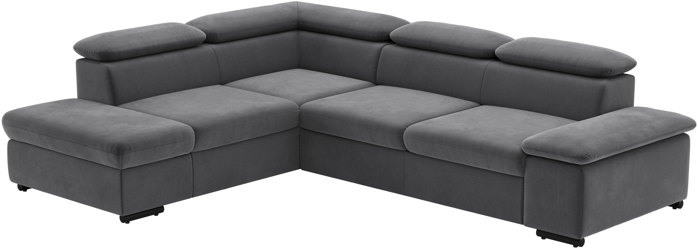 sit&more Ecksofa »Alcudia L-Form«, mit Armteilverstellung, optional Kopfteilverstellung und Bettfunktion