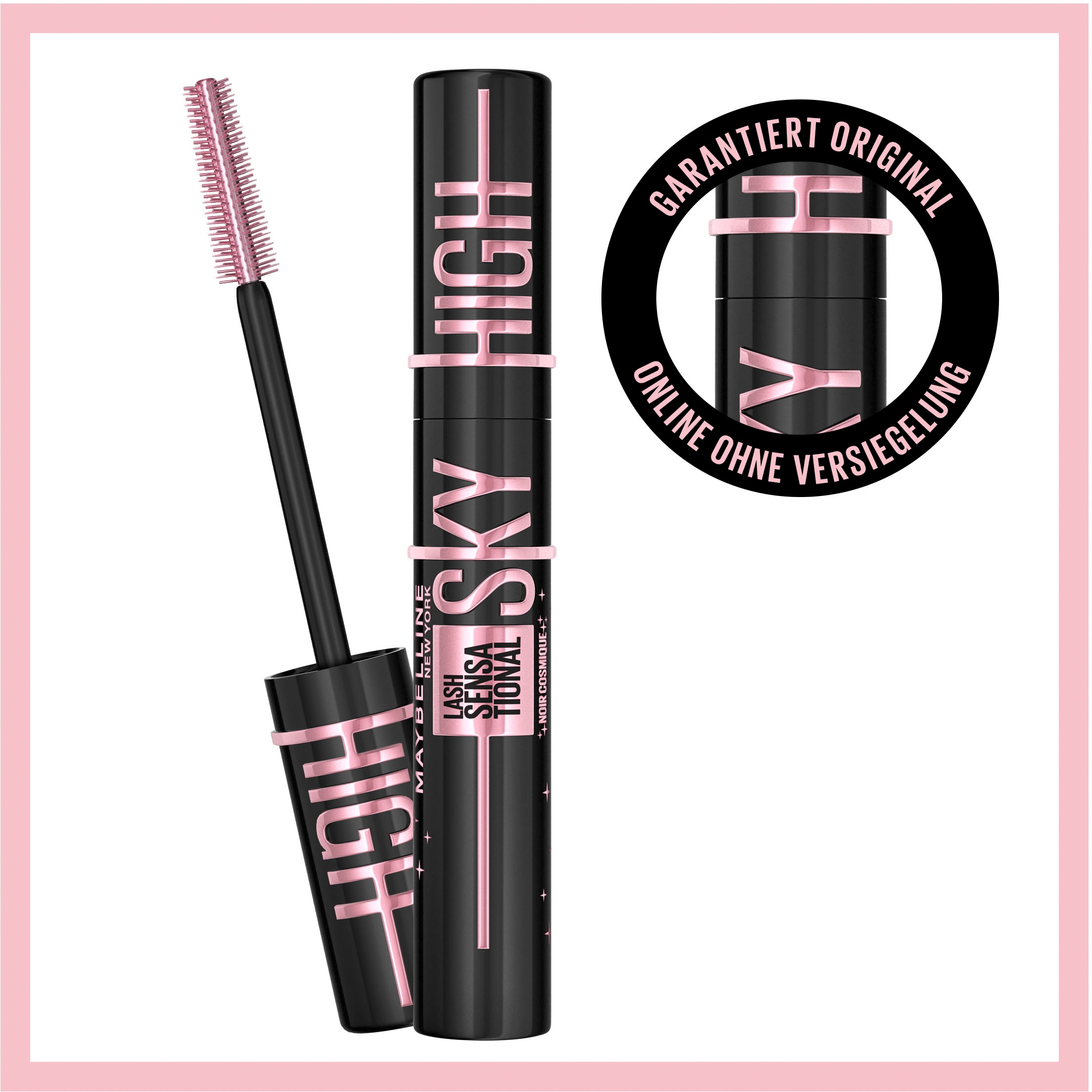 MAYBELLINE NEW YORK Mascara »Lash Sensational Sky High Cosmic«, mit kosmisch schwarzem Effekt