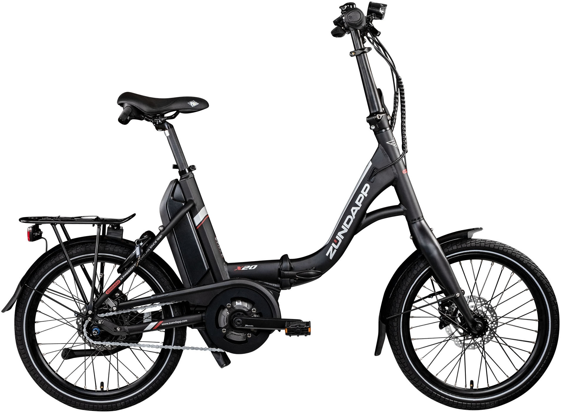 Zündapp E-Bike »X20«, 7 Gang, Shimano, Nexus, Mittelmotor 250 W, Pedelec, Elektrofahrrad für...