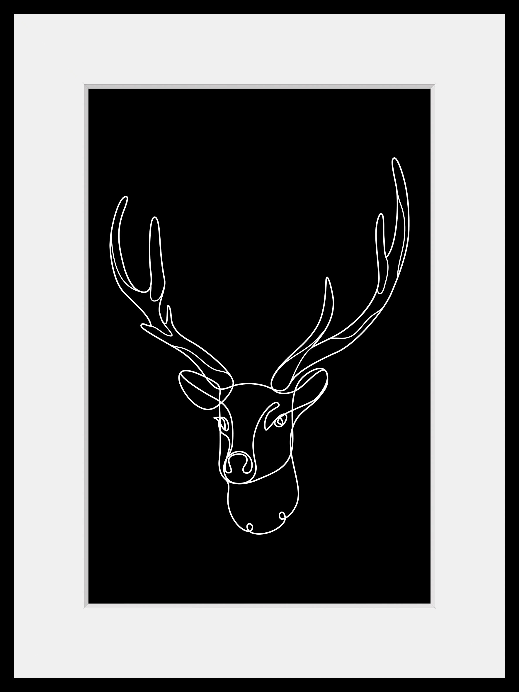 queence Bild »Vincent«, (1 St.), HD Premium Poster-Druck inkl. Holzrahmen