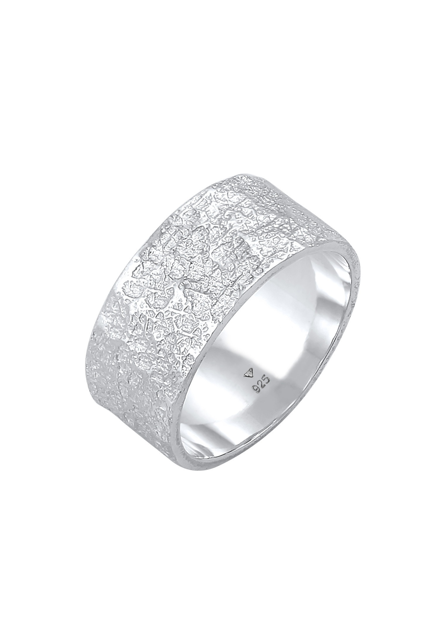 KUZZOI Organic Structure Bandring Herren 925 Silber Gr. 64 3