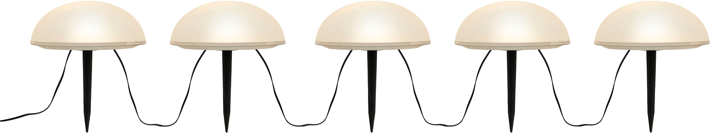 my home LED Solarleuchte "Primala, LED-Solar Gartensteckerr, 5er Set, halbk günstig online kaufen