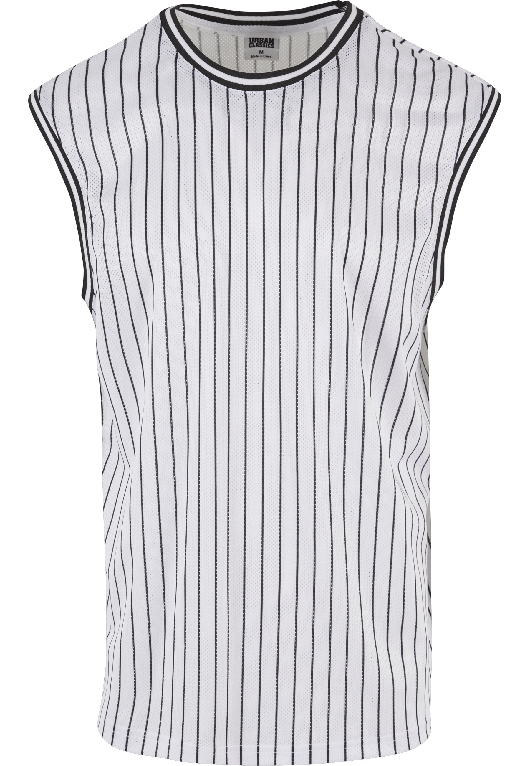URBAN CLASSICS Tanktop "Urban Classics Striped Mesh Tanktop" 1 Stk. günstig online kaufen