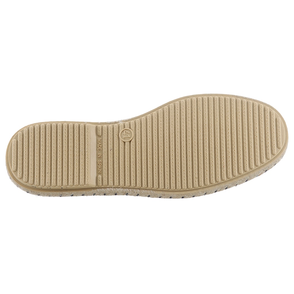 VERBENAS Espadrille »Tom Pacific«, Loafer, Slipper, Sommerschuh, Strandschuh mit Stretcheinsätze