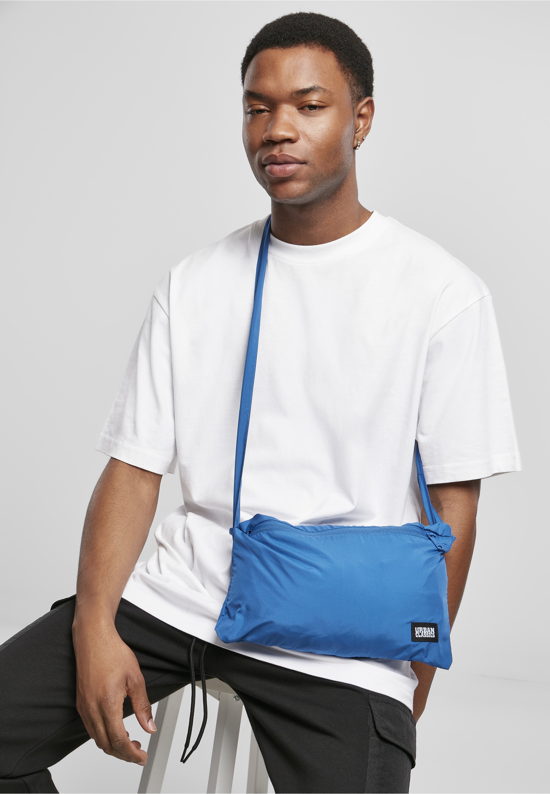 URBAN CLASSICS Langmantel »Urban Classics Herren Commuter Pull Over Jacket«