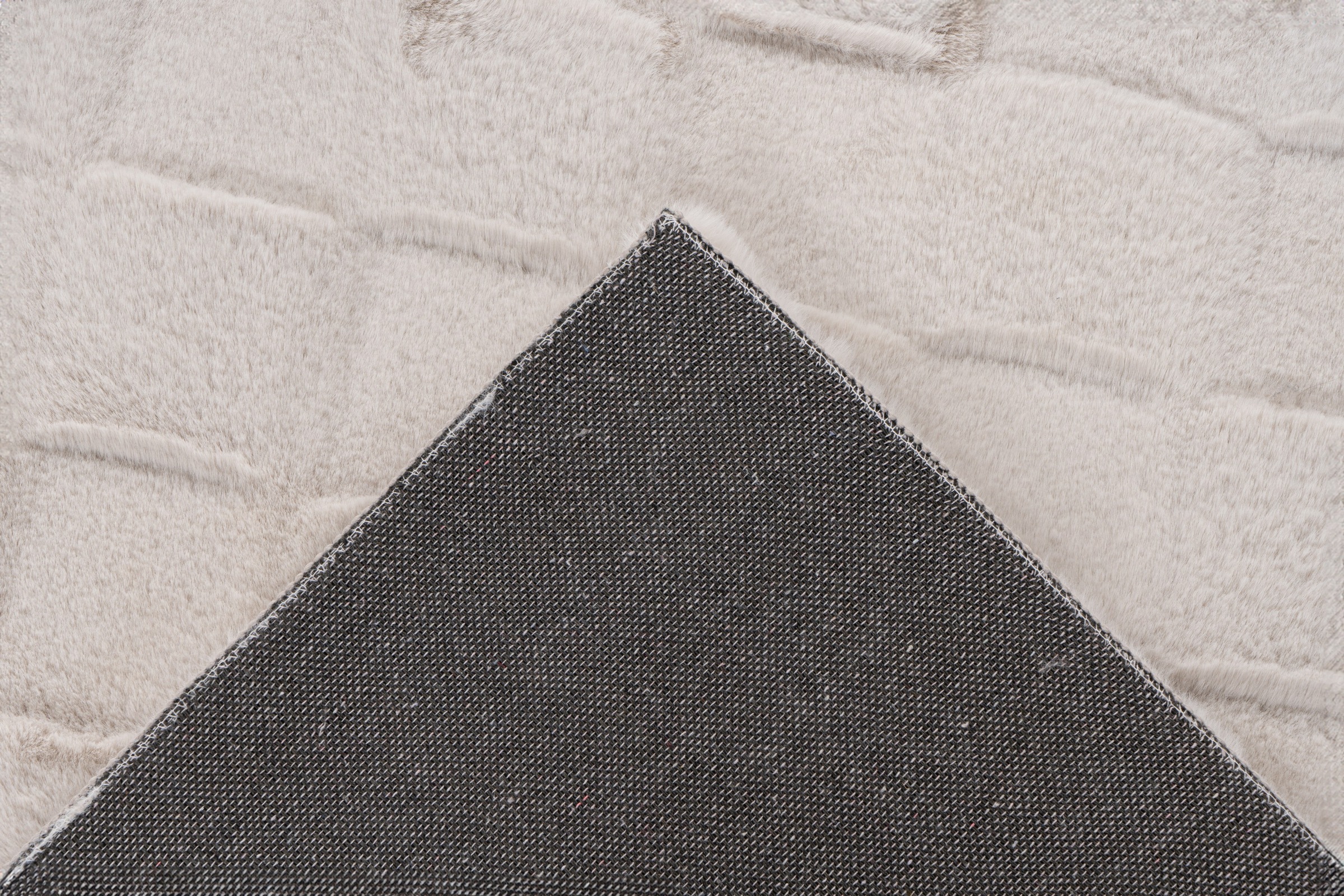 Teppich KAYOOM "Botany 625", helltaupe, B:160cm H:18mm L:230cm, Polyester, Teppiche, Teppich, weicher kuscheliger Kurzflor, Fellhaptik, alle Räume, viele Farben 3
