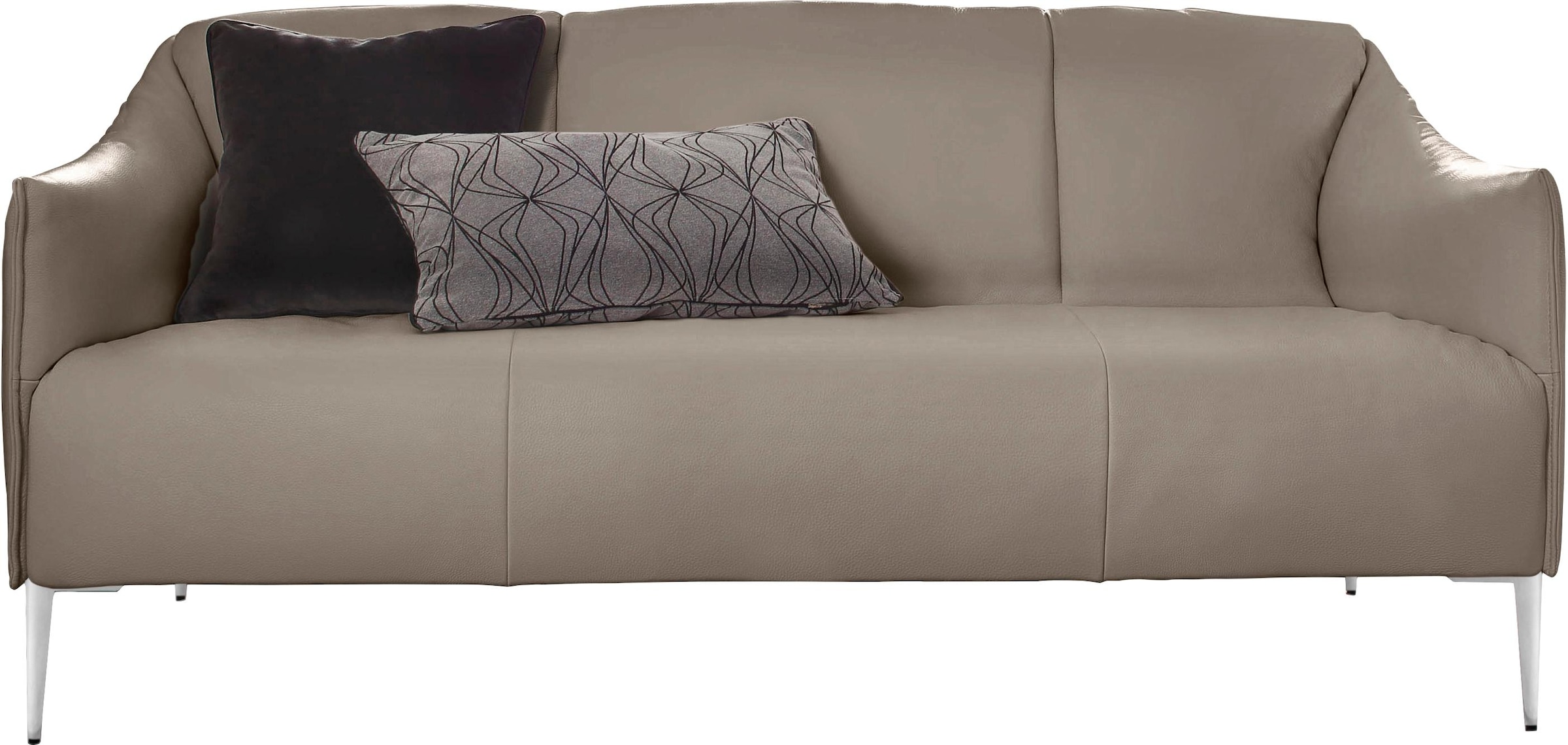 W.SCHILLIG 2,5-Sitzer »sally«, mit Metallfüßen in Chrom glänzend, Breite 174 cm