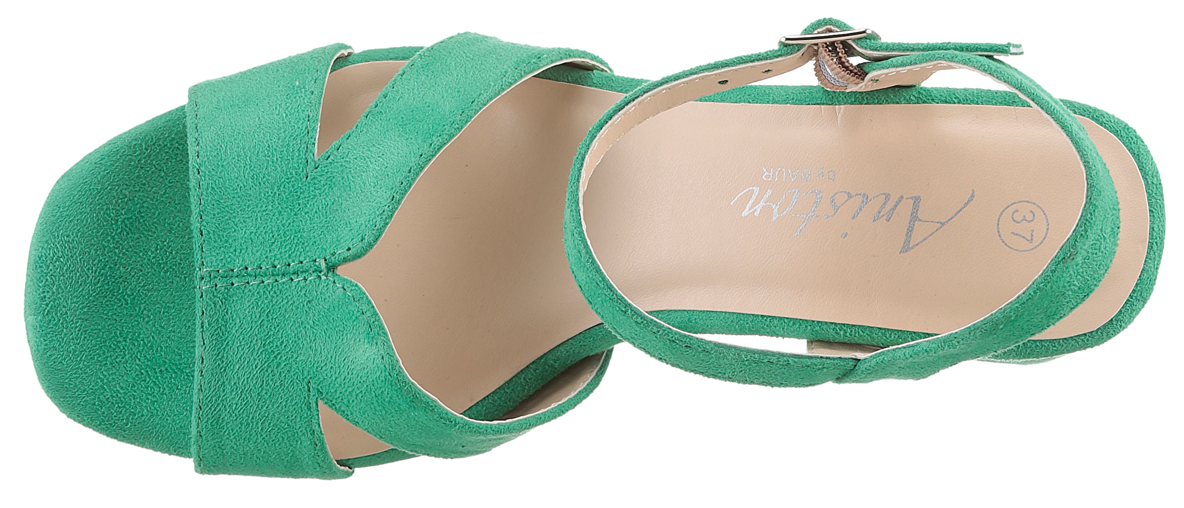 Aniston SHOES High-Heel-Sandalette, Sommerschuh, Abendsanale, Plateau - NEUE KOLLEKTION
