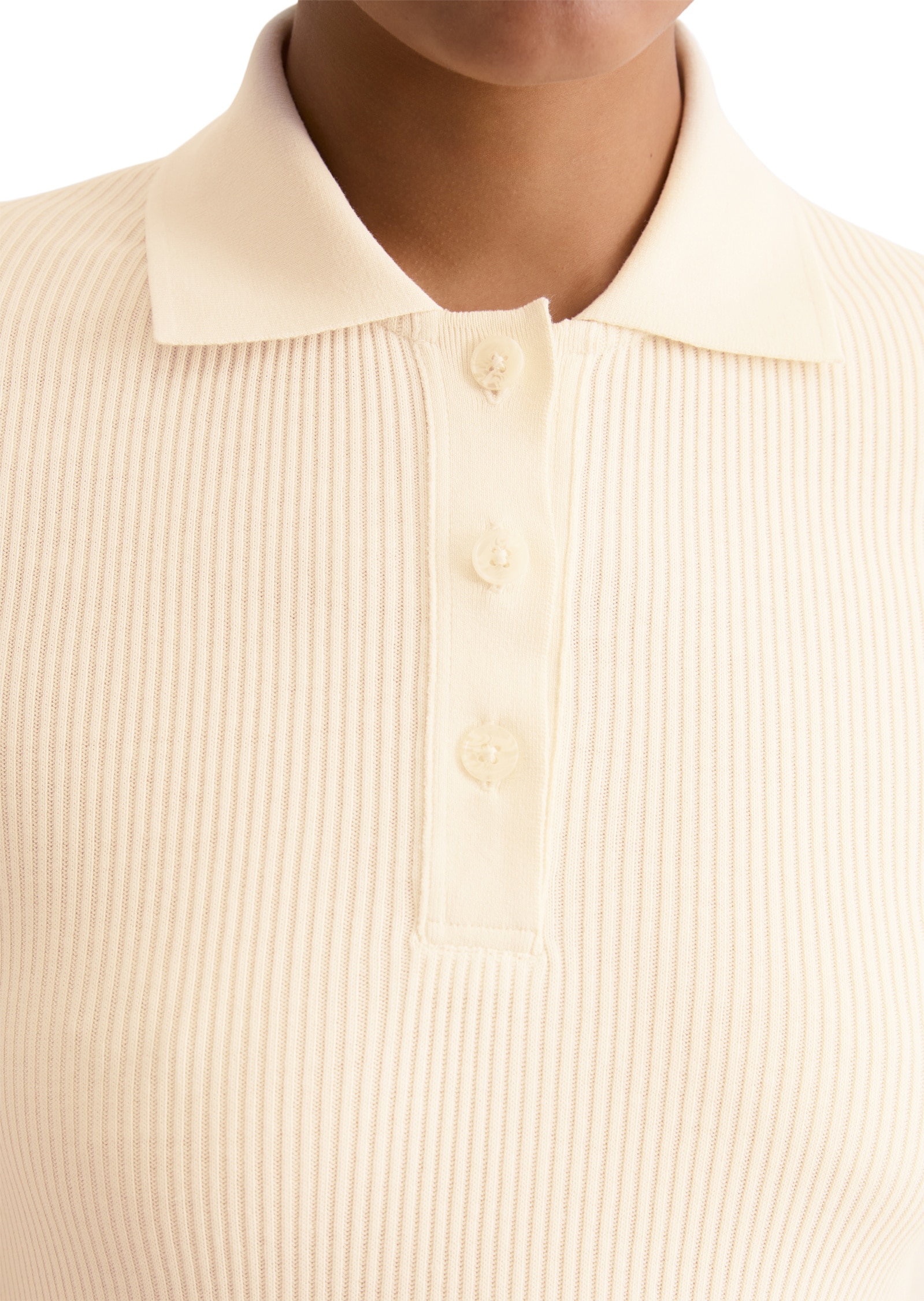 Marc O'Polo Langarm-Poloshirt »aus Organic Cotton Jersey«