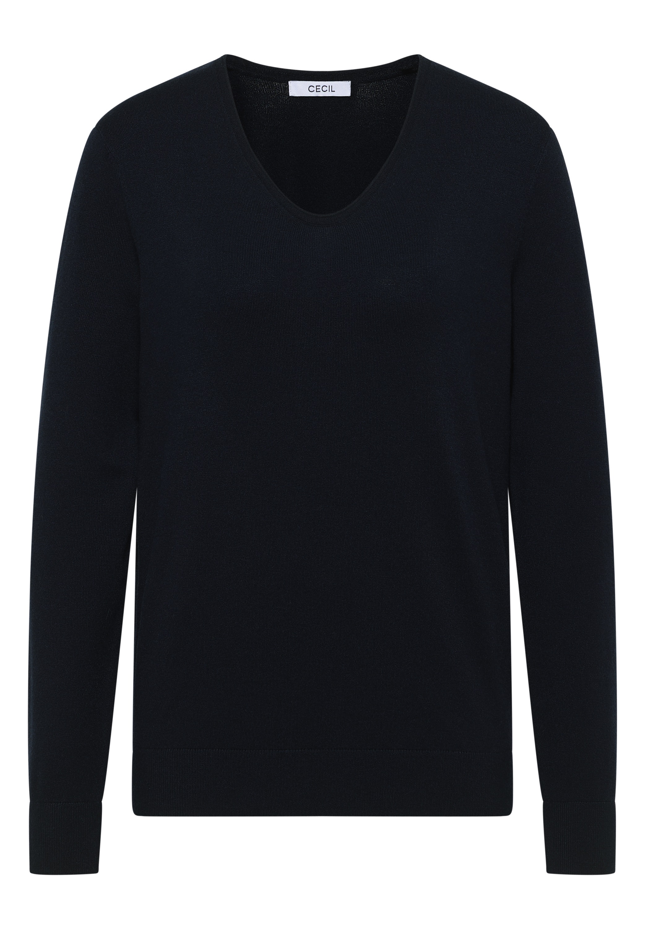 Cecil Strickpullover, mit Materialmix