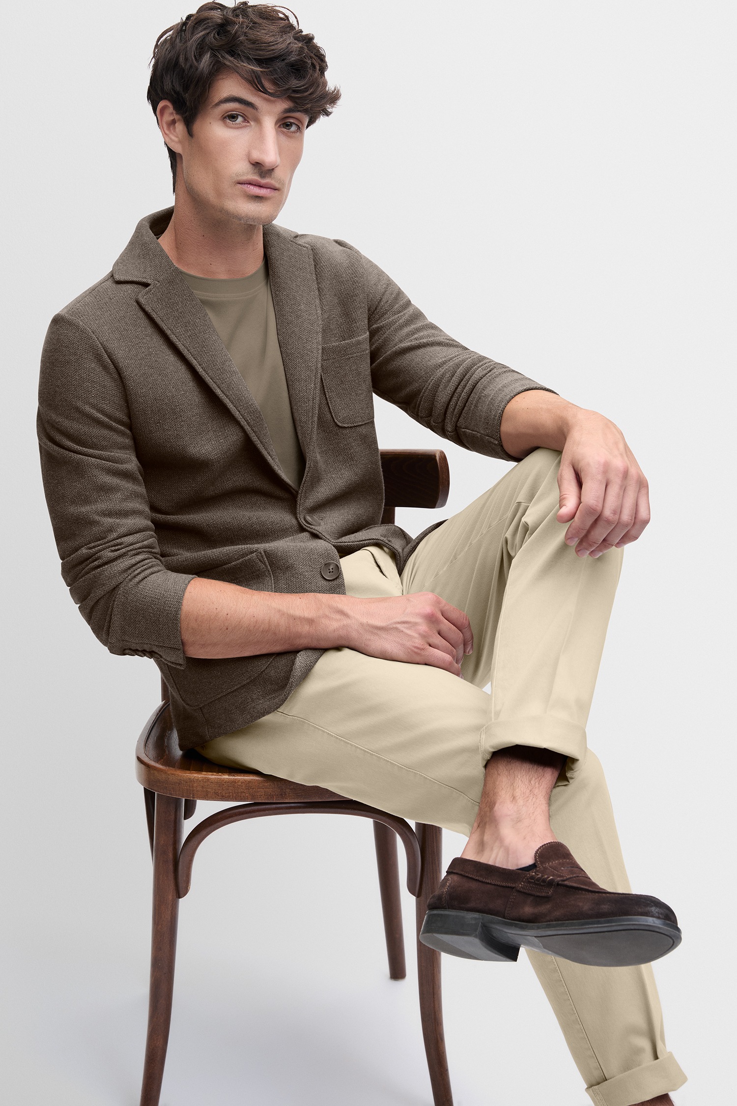 Cinque Jerseysakko »CILENTINI« reine Baumwolle, Slim Fit, 2-Knopf-Form