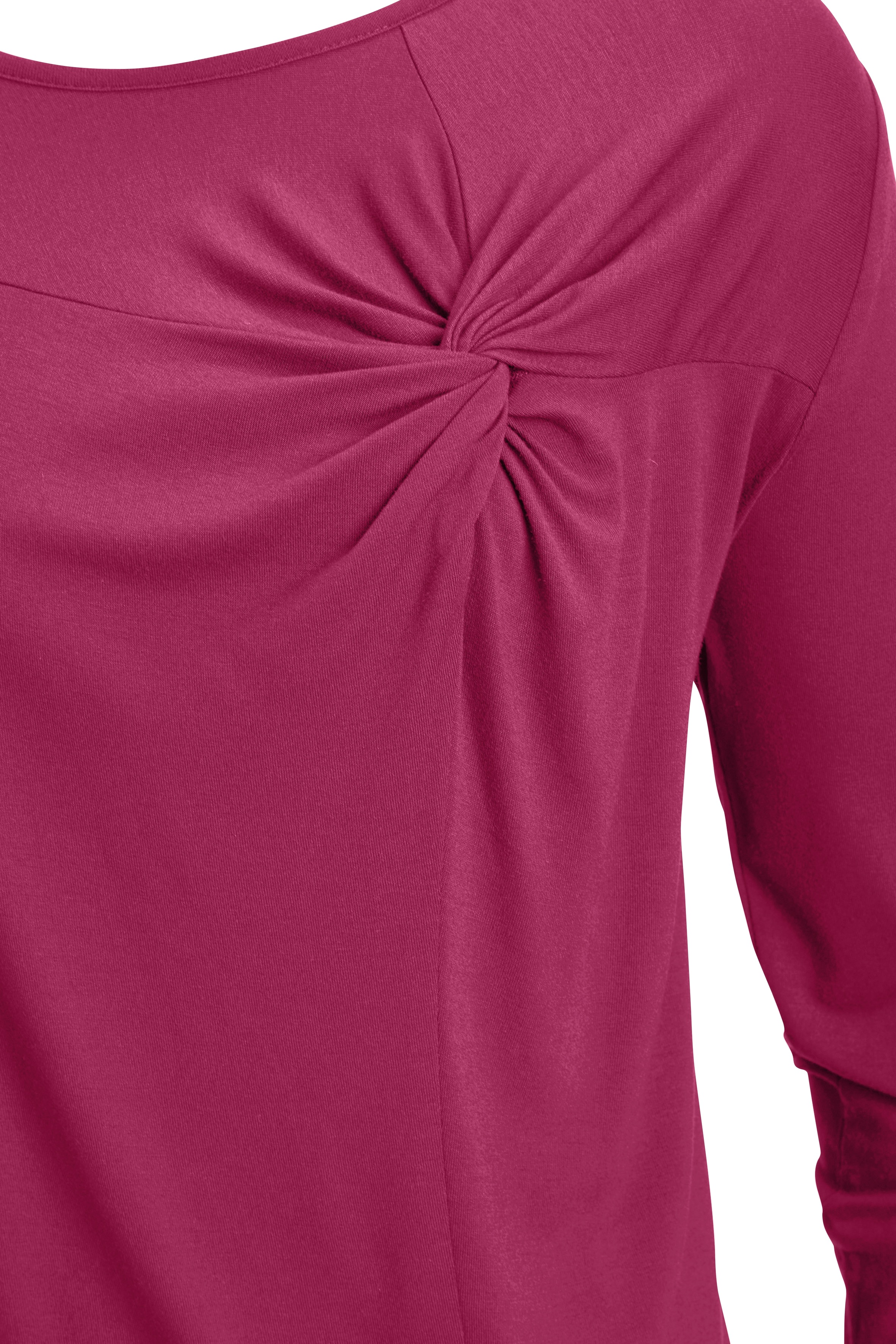 Thumbnail - LASCANA Langarmshirt "mit elegantem Knotendetail" 1 aus elastischer Viskose-Qualität