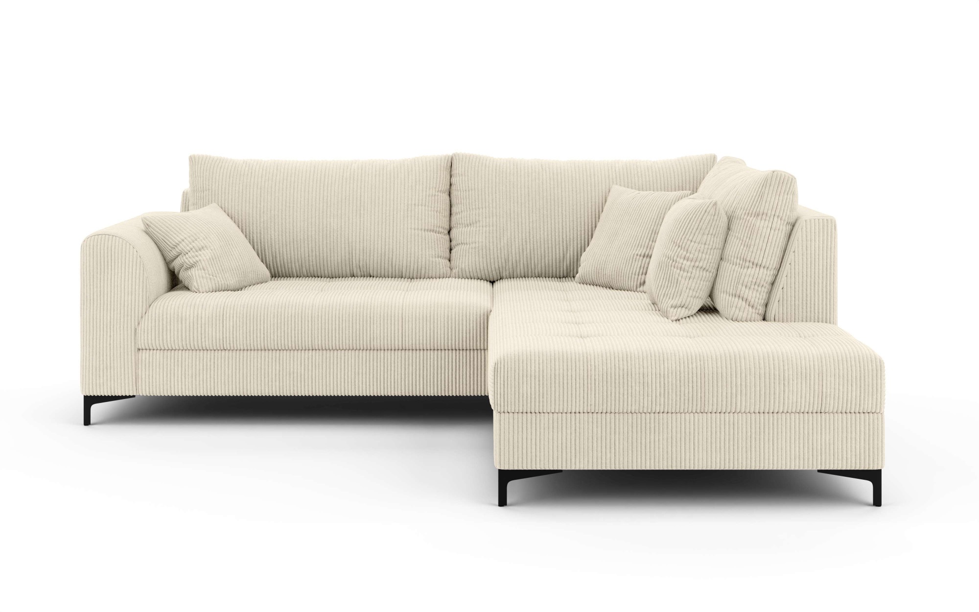 OTTO home Ecksofa "LEEVKE Design-Sofa mit Ottomane rechts/links bestellbar, günstig online kaufen