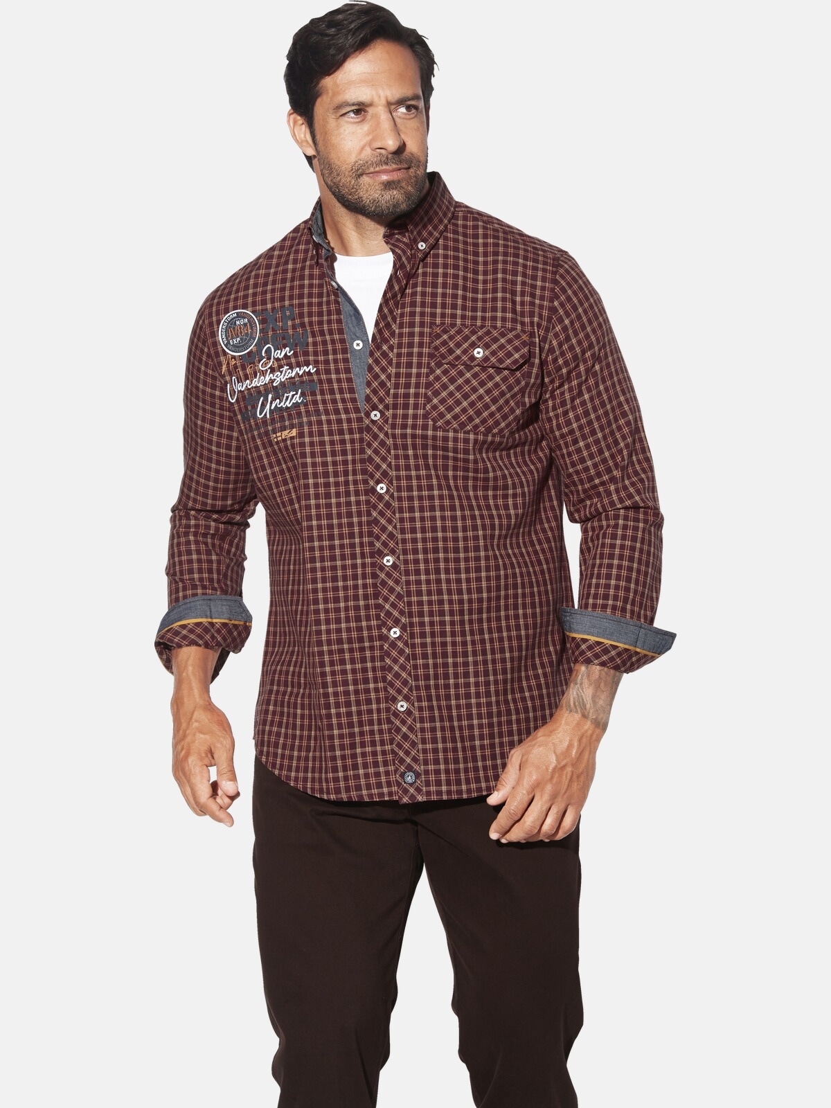 Jan Vanderstorm Karohemd "Hemd PERTAVIN" günstig online kaufen