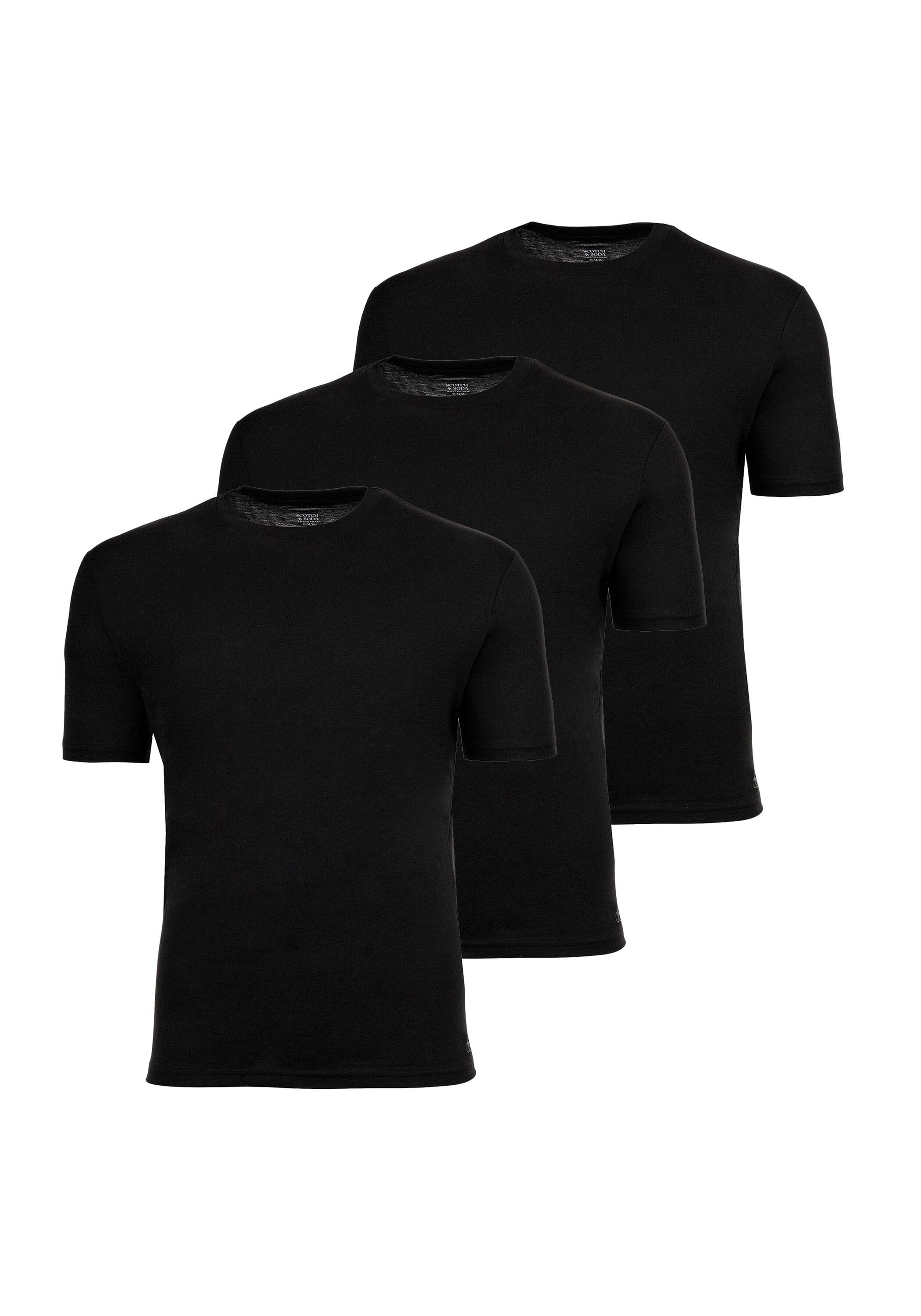 Scotch & Soda T-Shirt "T-Shirt Ultra Soft Crew Neck Tee 3er Pack" 3