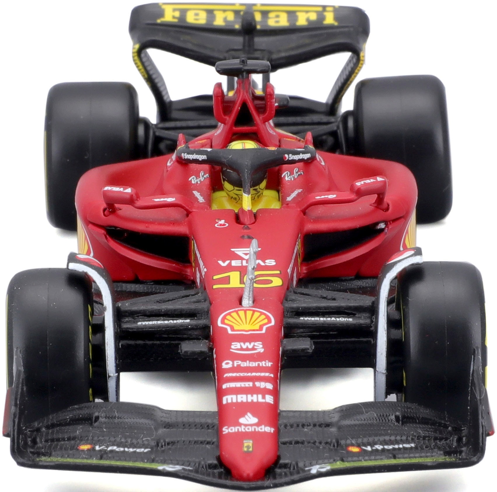 Bburago Sammlerauto »Ferrari F1 Ferrari F1-75, 2022, Hardcase #16 Leclere«, 1:24