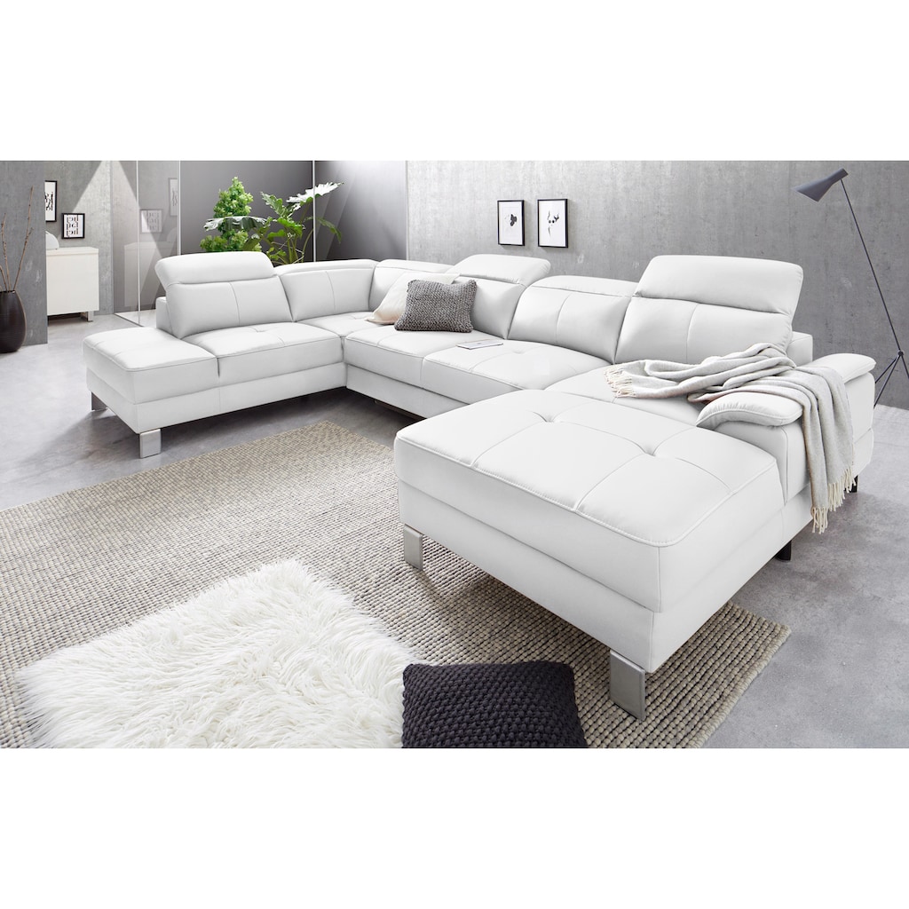 exxpo - sofa fashion Wohnlandschaft »Mantua 2, U-Form«