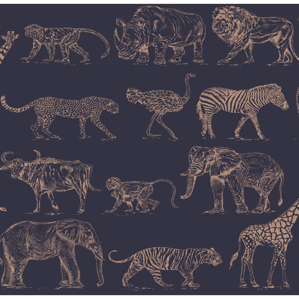 Art for the home Vliestapete »Safari«, animal print