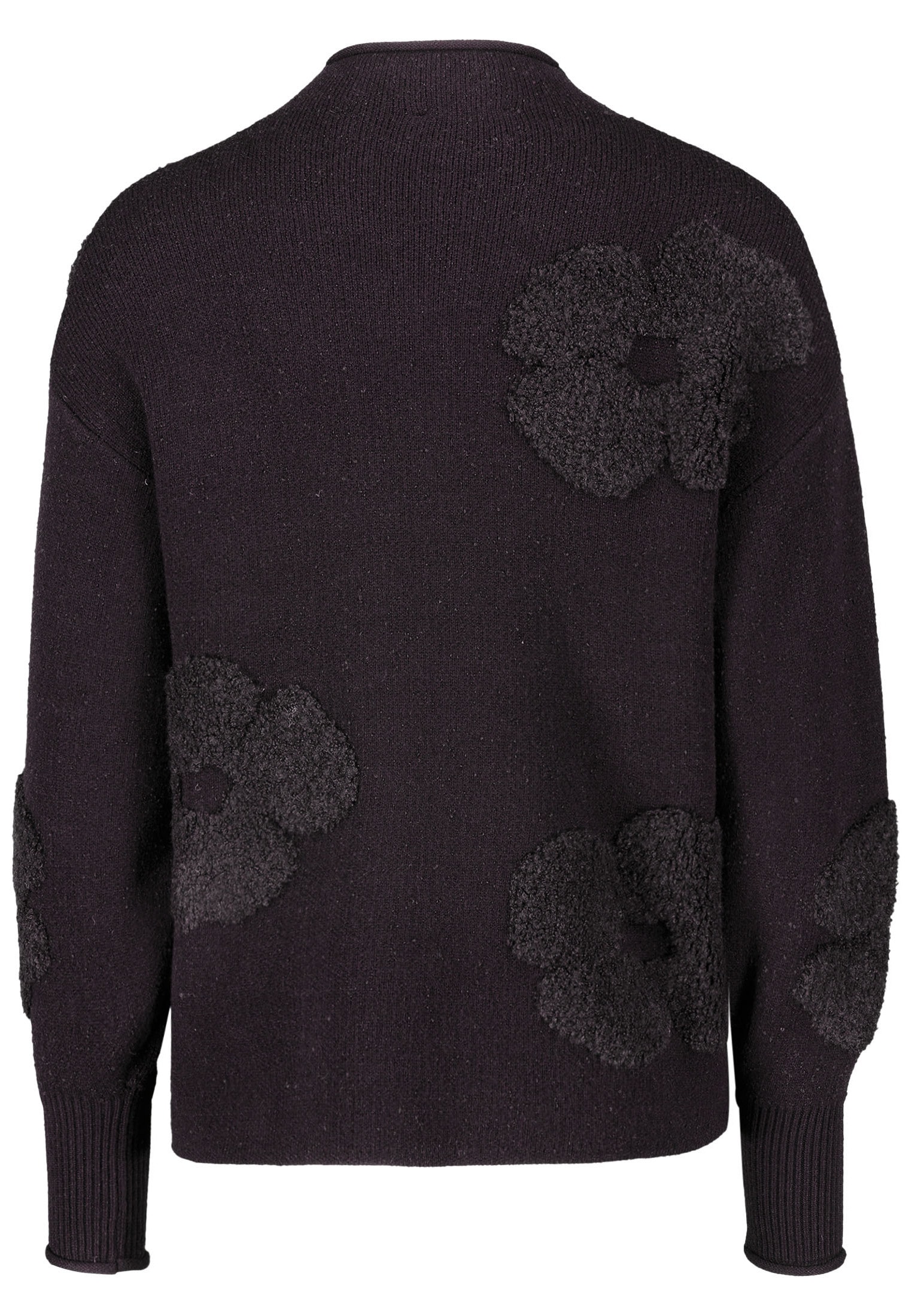 Zero Strickpullover »zero Pullover florales Strukturmuster«, weiteres Detail