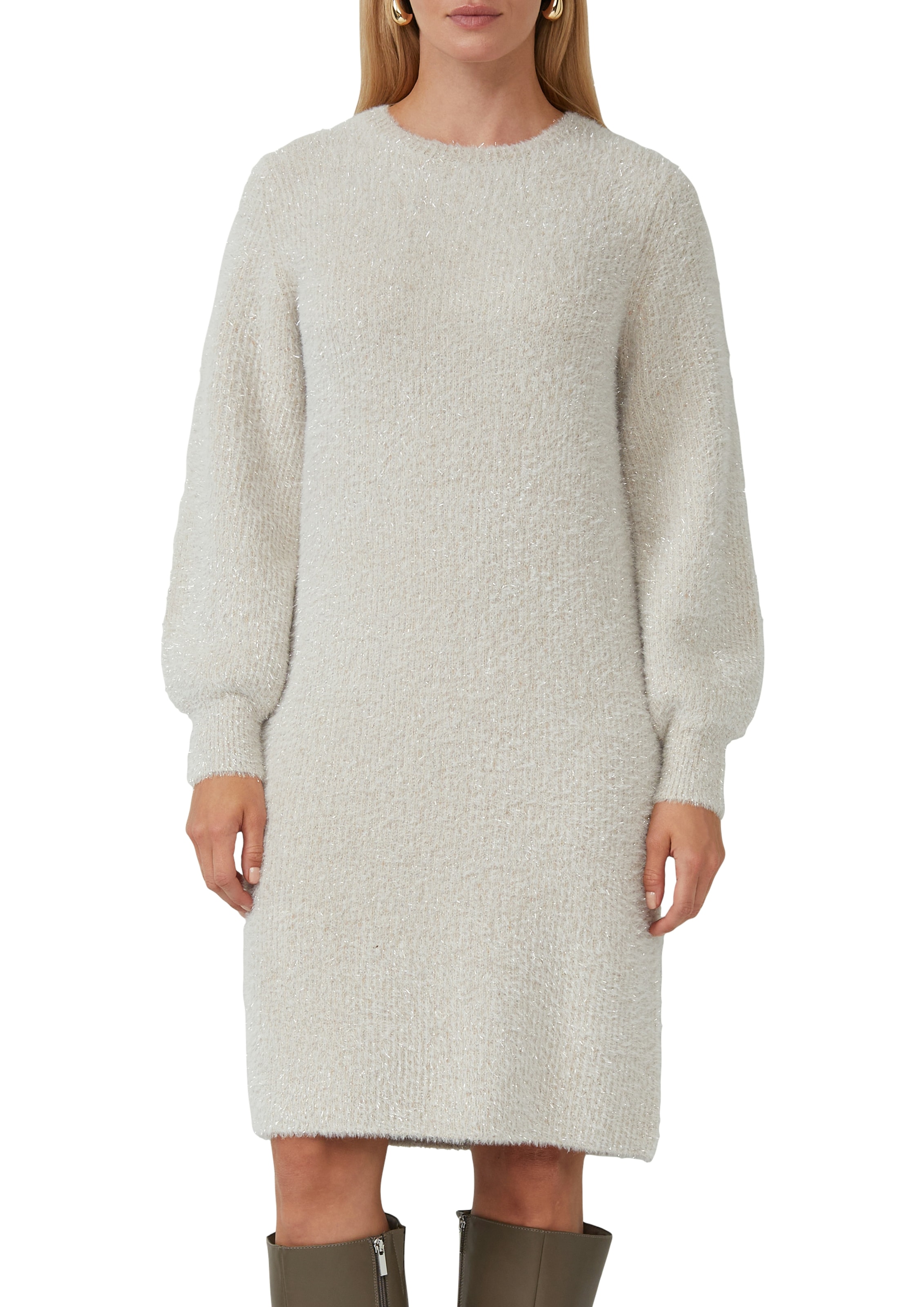 s.Oliver BLACK LABEL Strickkleid mit geripptem Saum günstig online kaufen