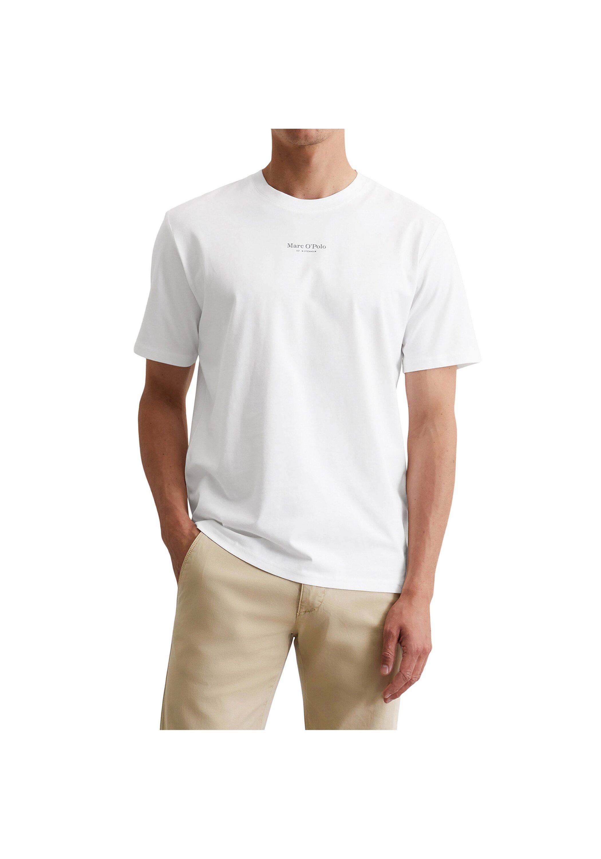 Marc O'Polo T-Shirt »T-Shirt Medium-Logo 2er Pack« 2