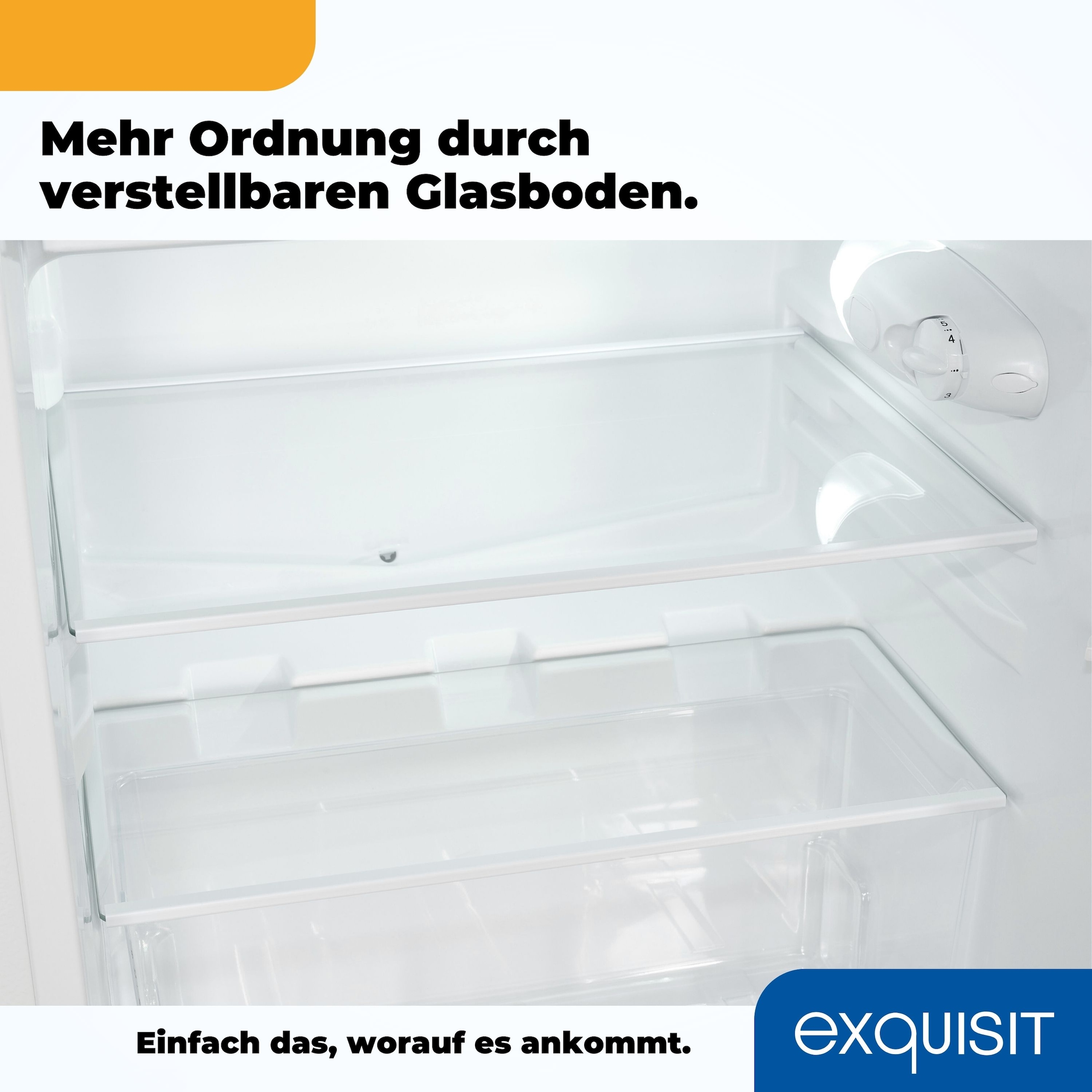 exquisit Kühlschrank »KS16-4-051C«, in bester Energieefizienz C, 107 Liter Volumen