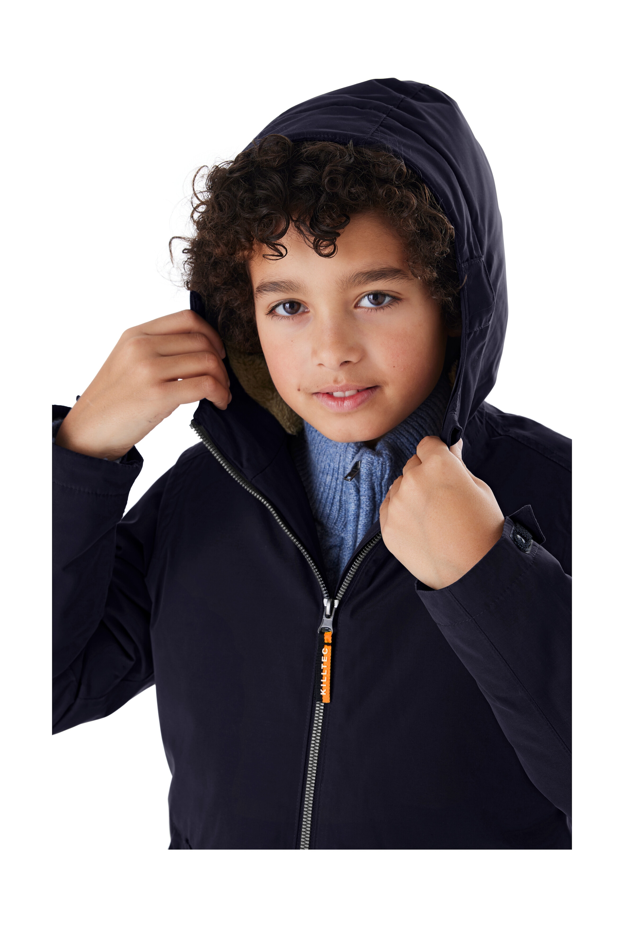 Killtec Funktionsjacke »KOW 377 BYS JCKT« Wasserdichte Funktionsjacke mit Kapuze, warmem Futter und Kinnschutz