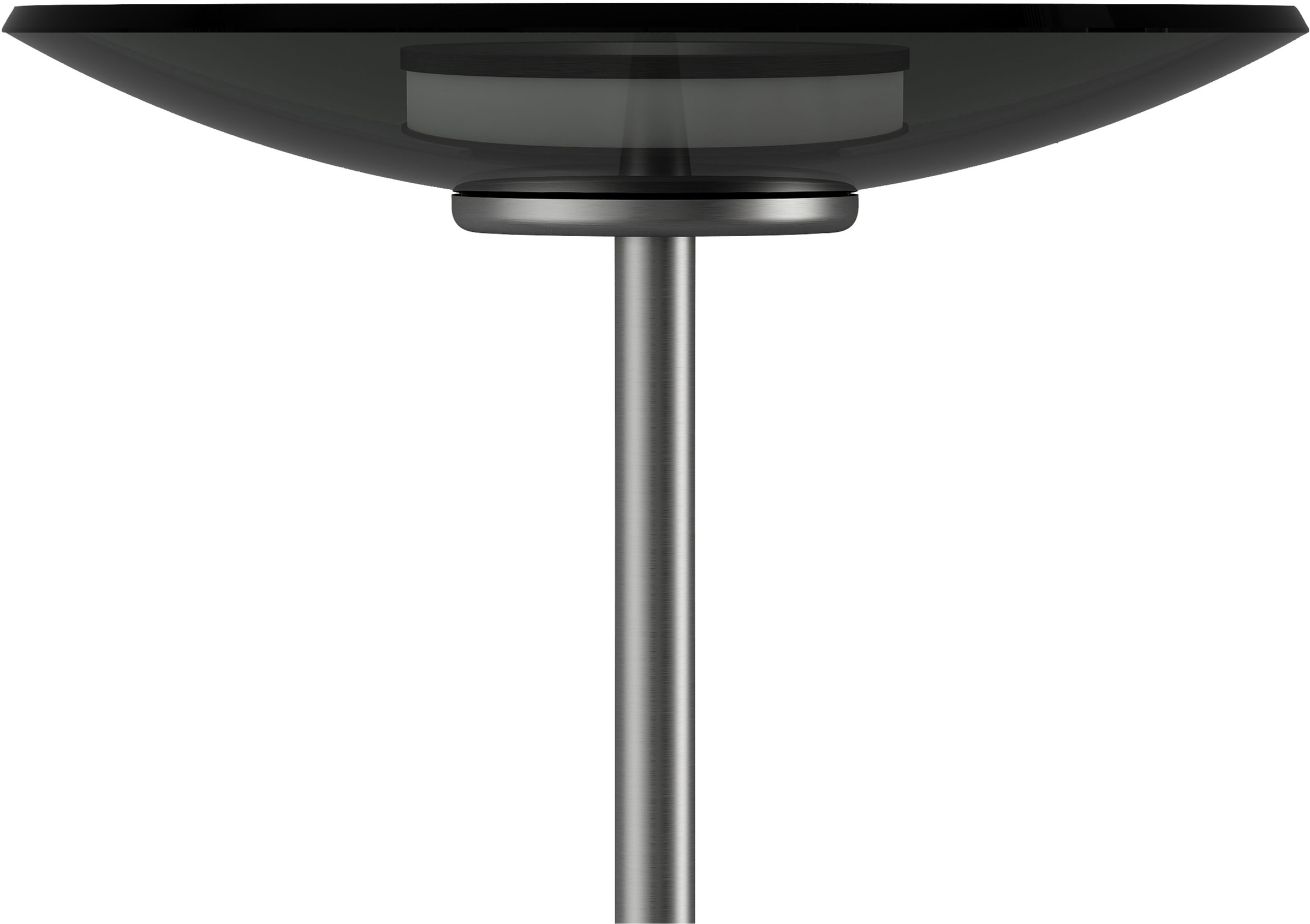 Neuhaus PURE LED Stehlampe »PURE Moon« LED-Board 1 Stk. Warmweiß Stufenloses dimmen per Touchdimmer, Rauchglas