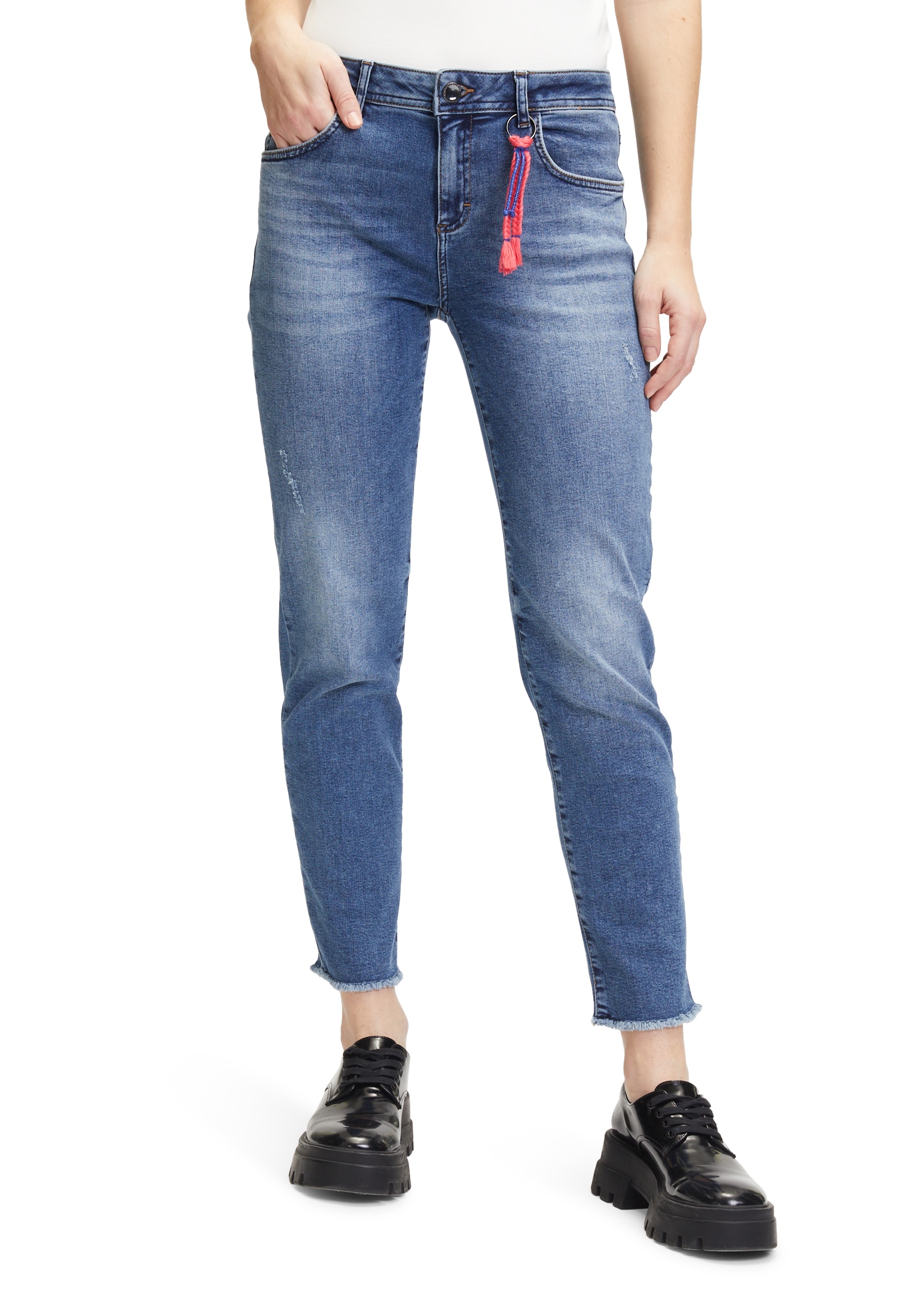 Ankle-Jeans »Cartoon Used Look-Jeans mit verkürztem Bein«