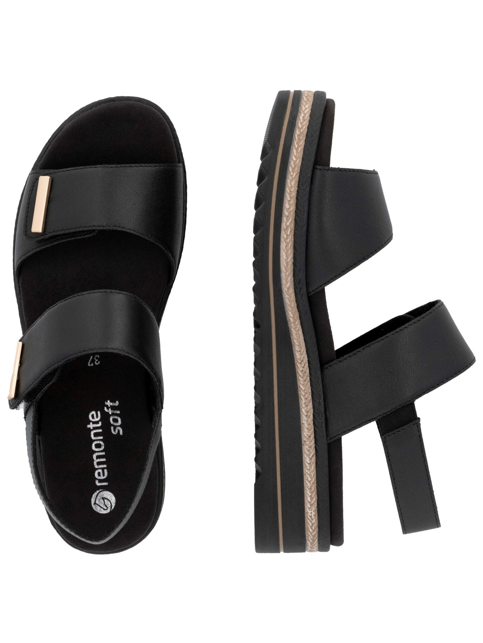 Remonte Plateausandaletten »Remonte Sandalen Glattleder«