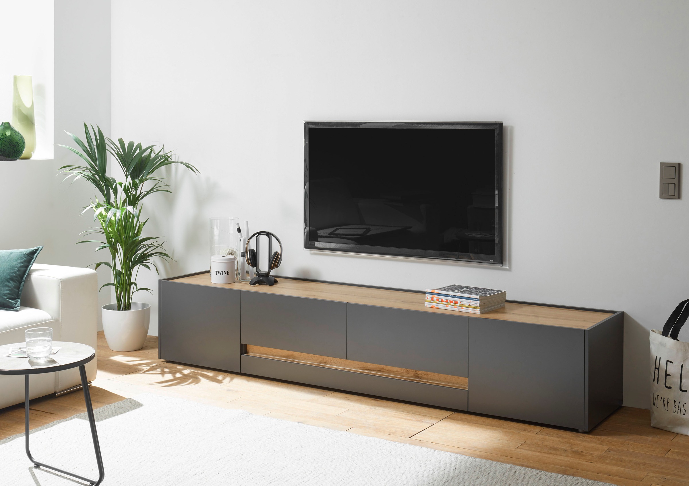 Home affaire Lowboard "City/Giron, moderner TV-Schrank, Kommode, TV-Untersc günstig online kaufen