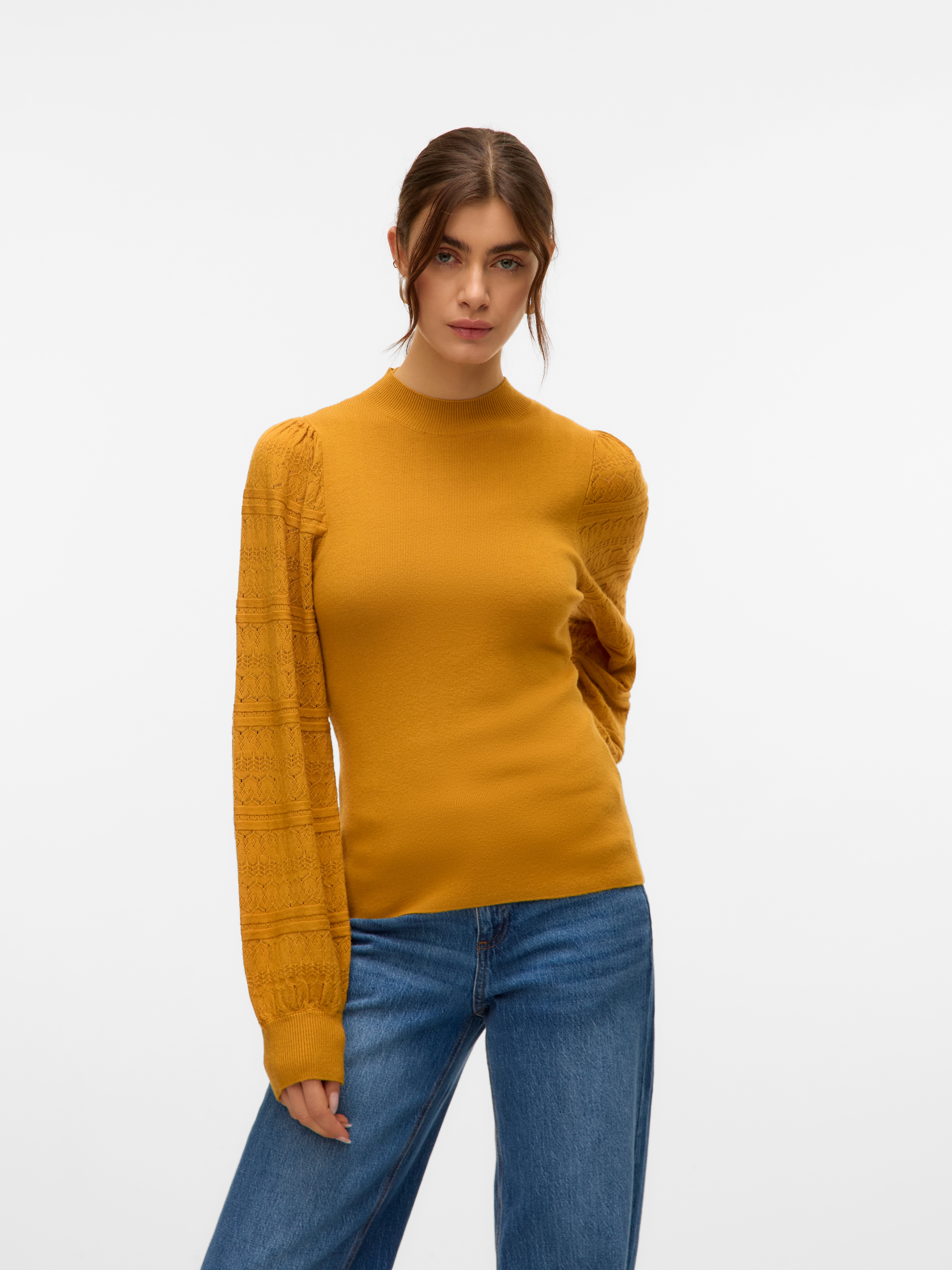 Vero Moda Strickpullover "VMNEWLIMONE LS HIGHNECK PULLOVER BOO" günstig online kaufen