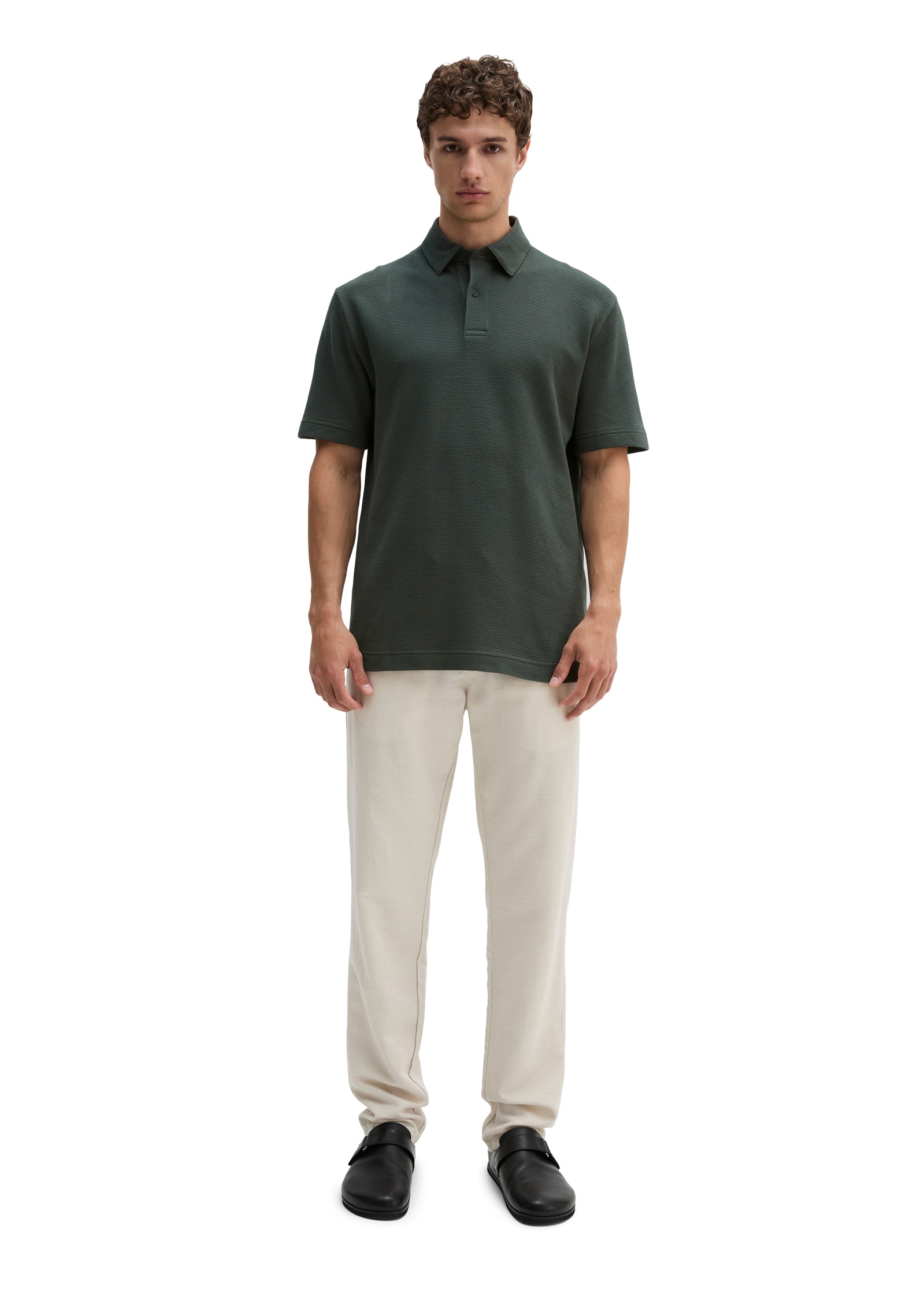 Marc O'Polo Poloshirt »mit feiner Struktur«