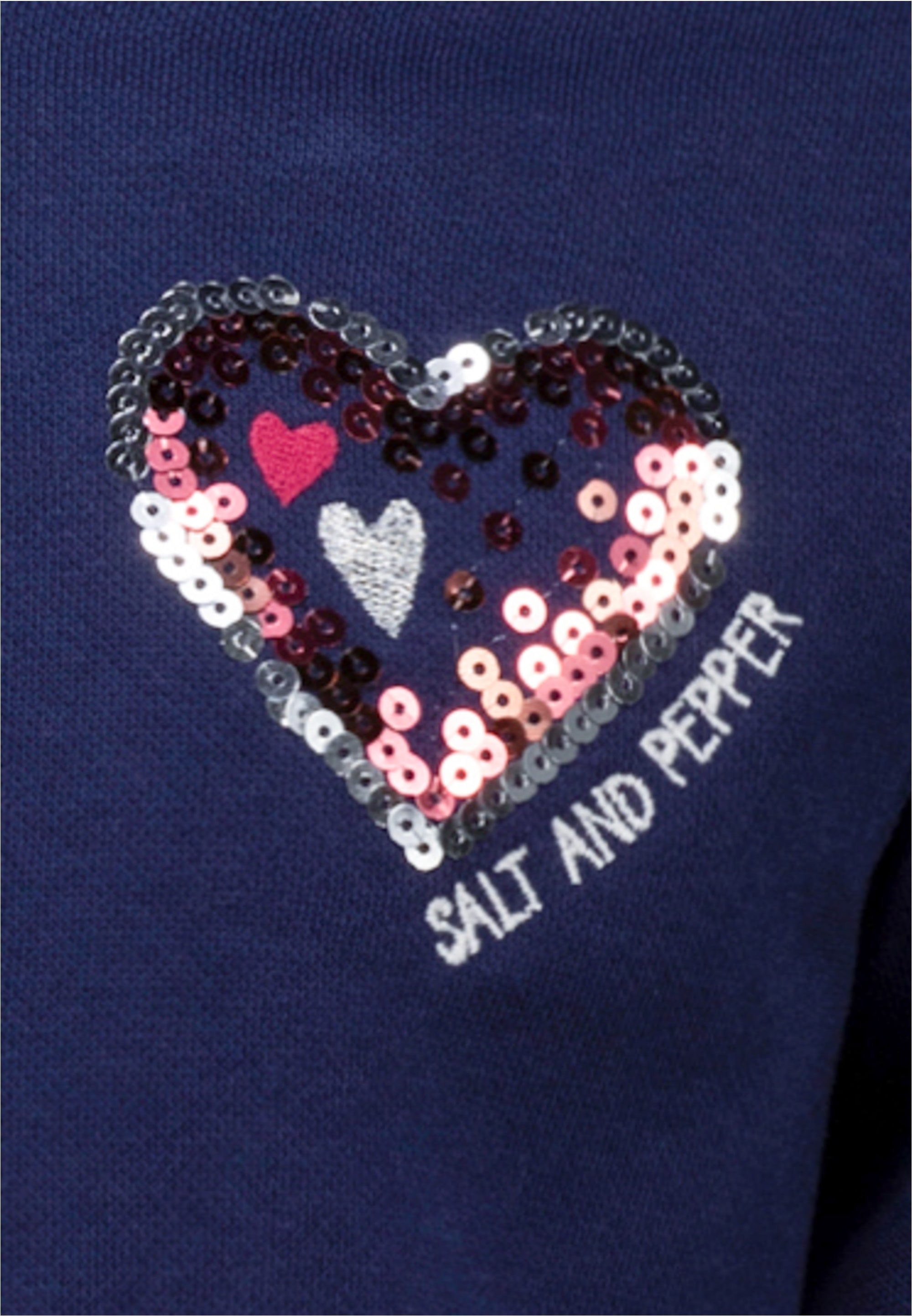 SALT AND PEPPER Sweatjacke »Sequins Horse«, mit tollem Paillettenmotiv