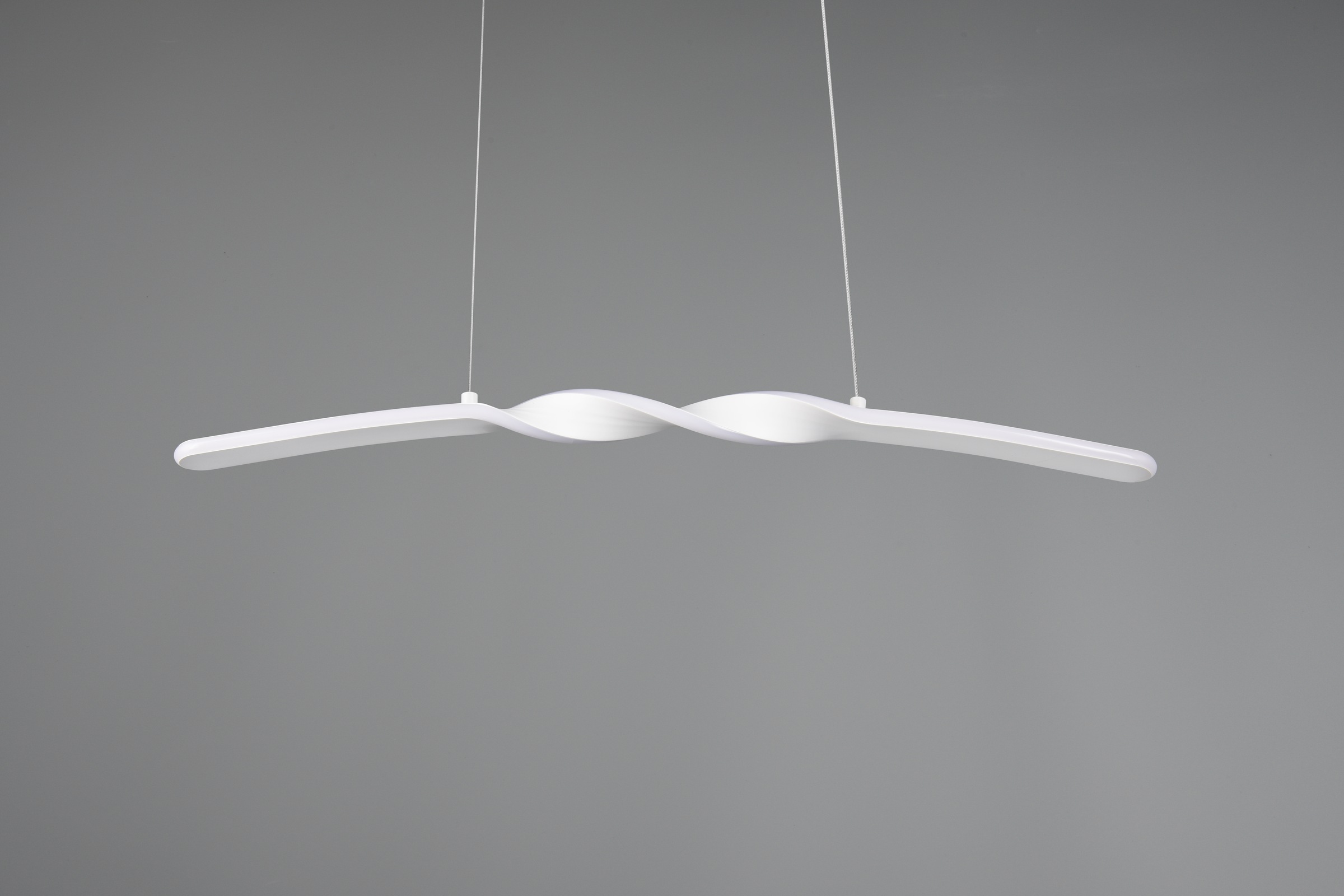 REALITY Leuchten LED Pendelleuchte »GINKO, Hängeleuchte LED 18W 2100 Lumen 4000K kaltweiß«, 1 flammig, Leuchtmittel LED-Board | LED fest integriert, Hängelampe Esszimmer, höhenverstellbar bis max 150cm, Breite 79 cm