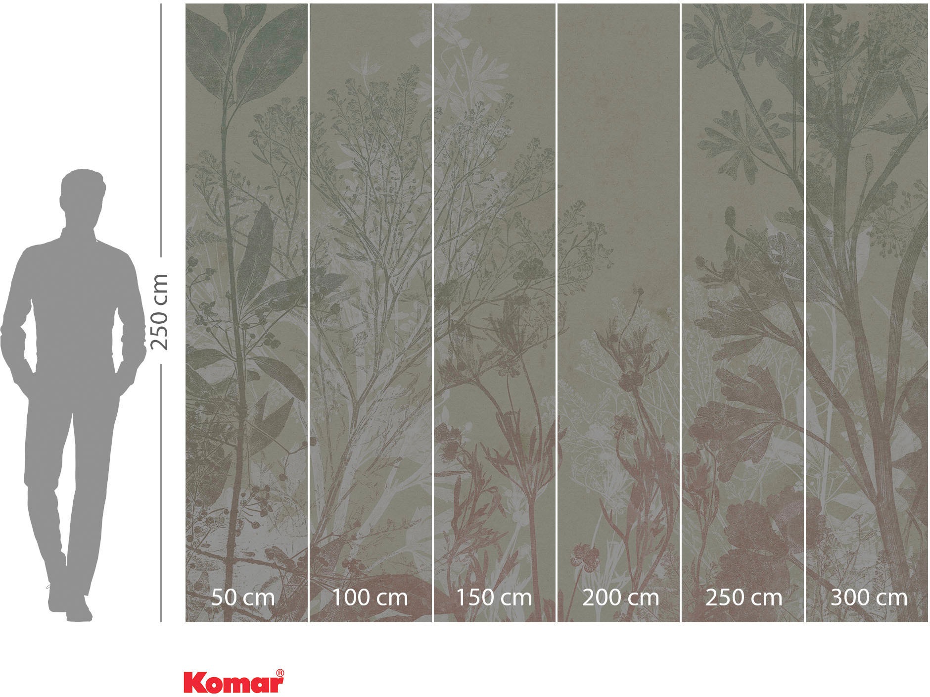 Komar Vliestapete »Digitaldruck Vlies - Healing Harvest - Größe 300 x 250 cm«, bedruckt, Wohnzimmer, Schlafzimmer