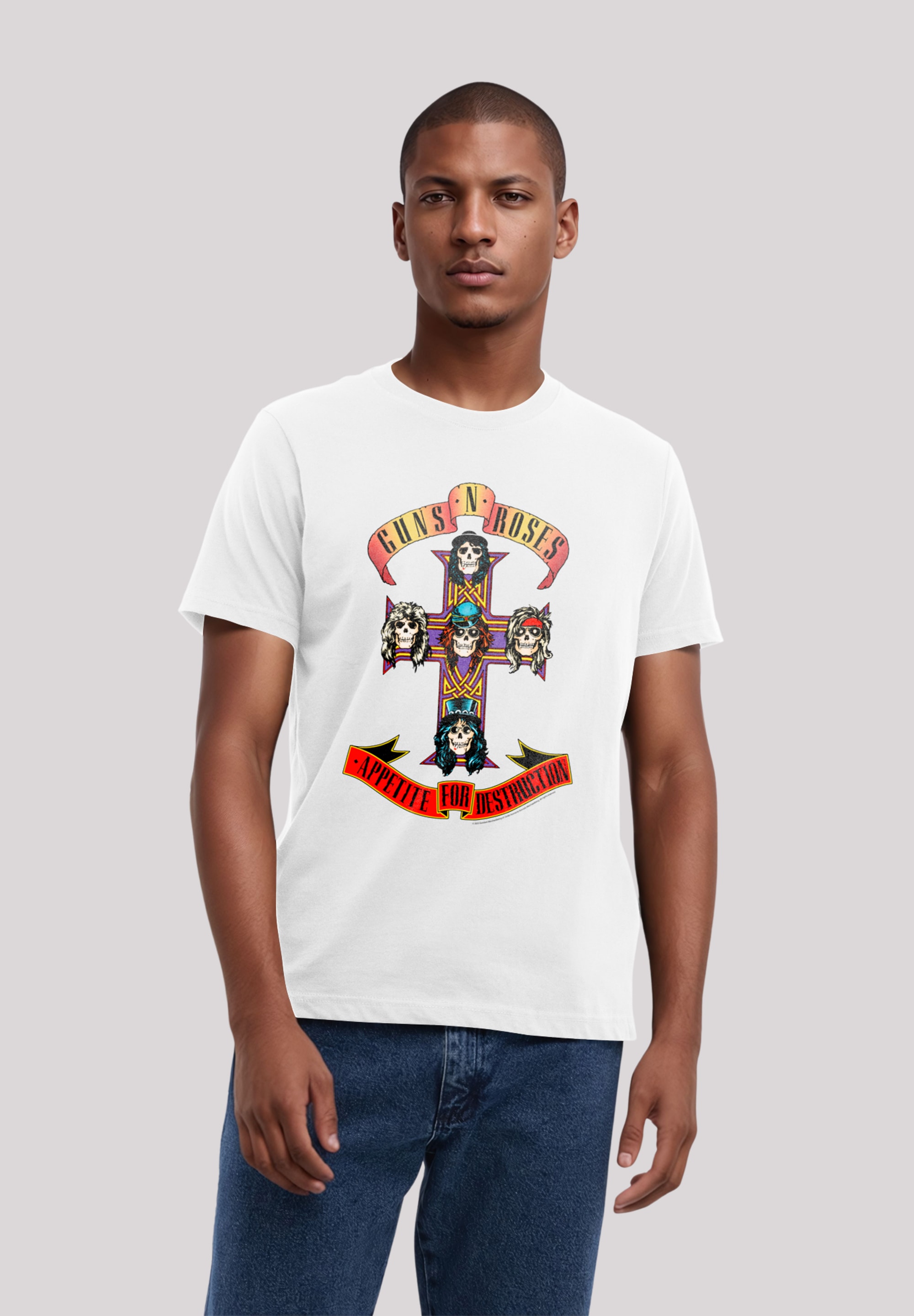 F4NT4STIC "Guns n Roses Appetite For Destruction" Premium Qualität Streetwe günstig online kaufen