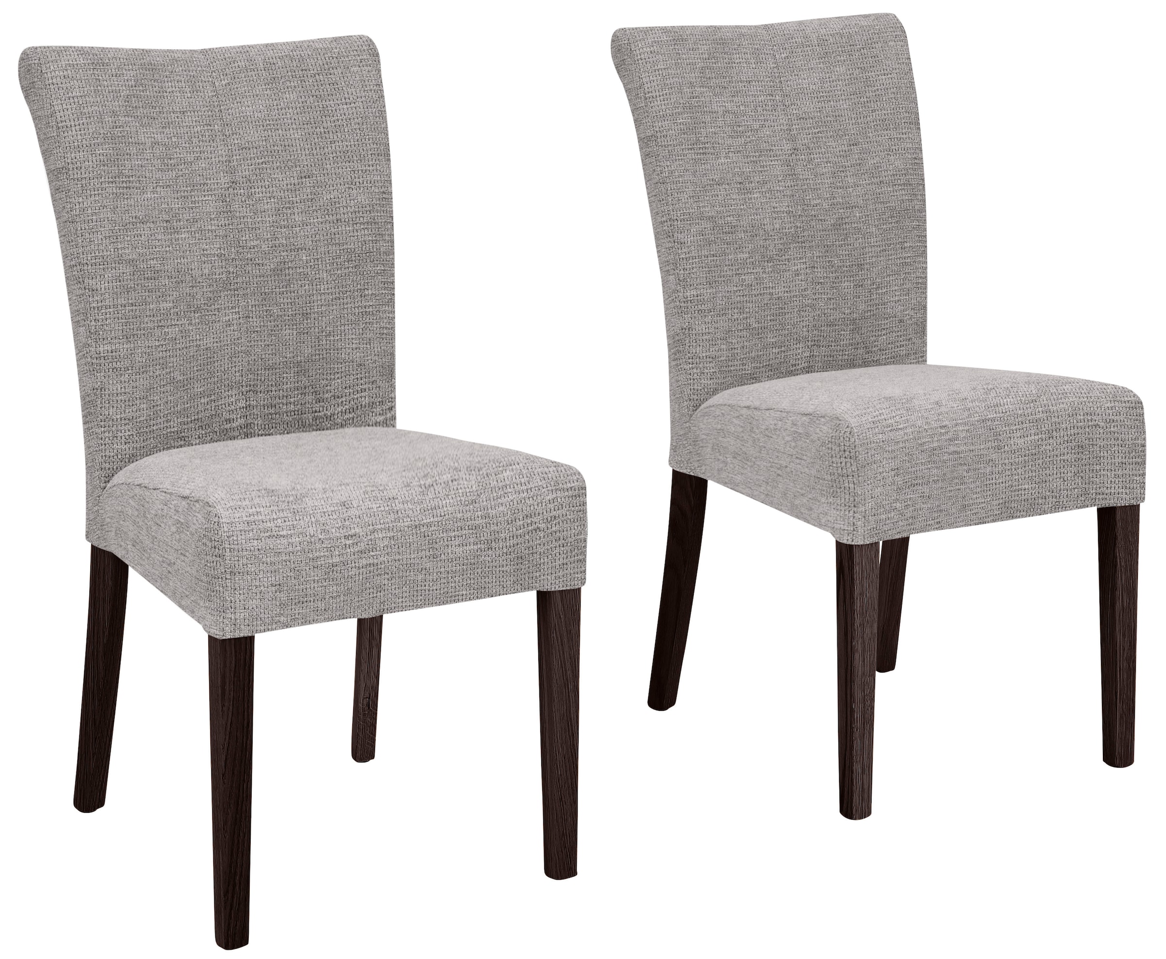Home affaire Esszimmerstuhl "Queen" (Set) 2 Stk. Softstruktur Beine aus mas günstig online kaufen