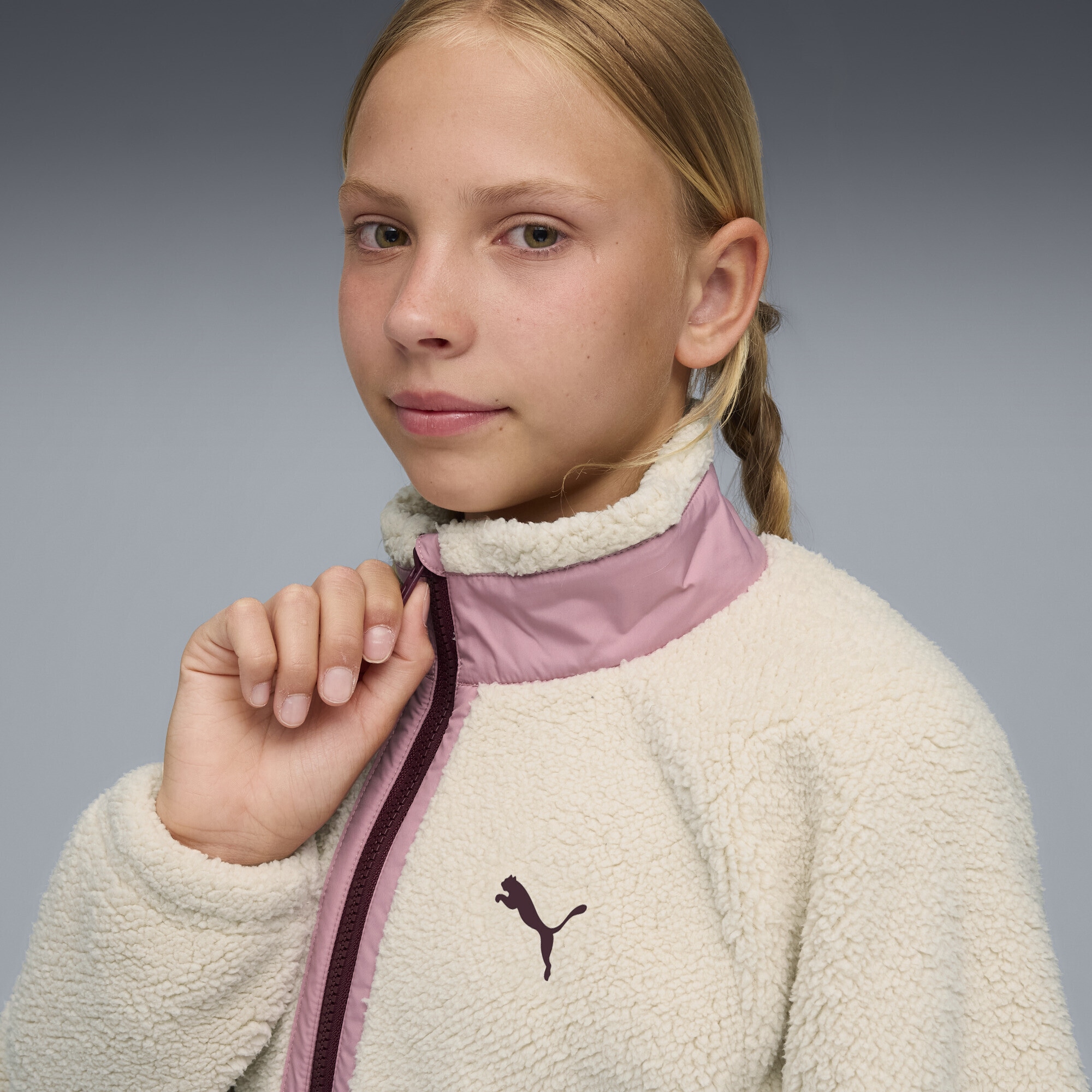 PUMA Funktionsweste »Hybrid Sherpa Jacke Jugendliche«