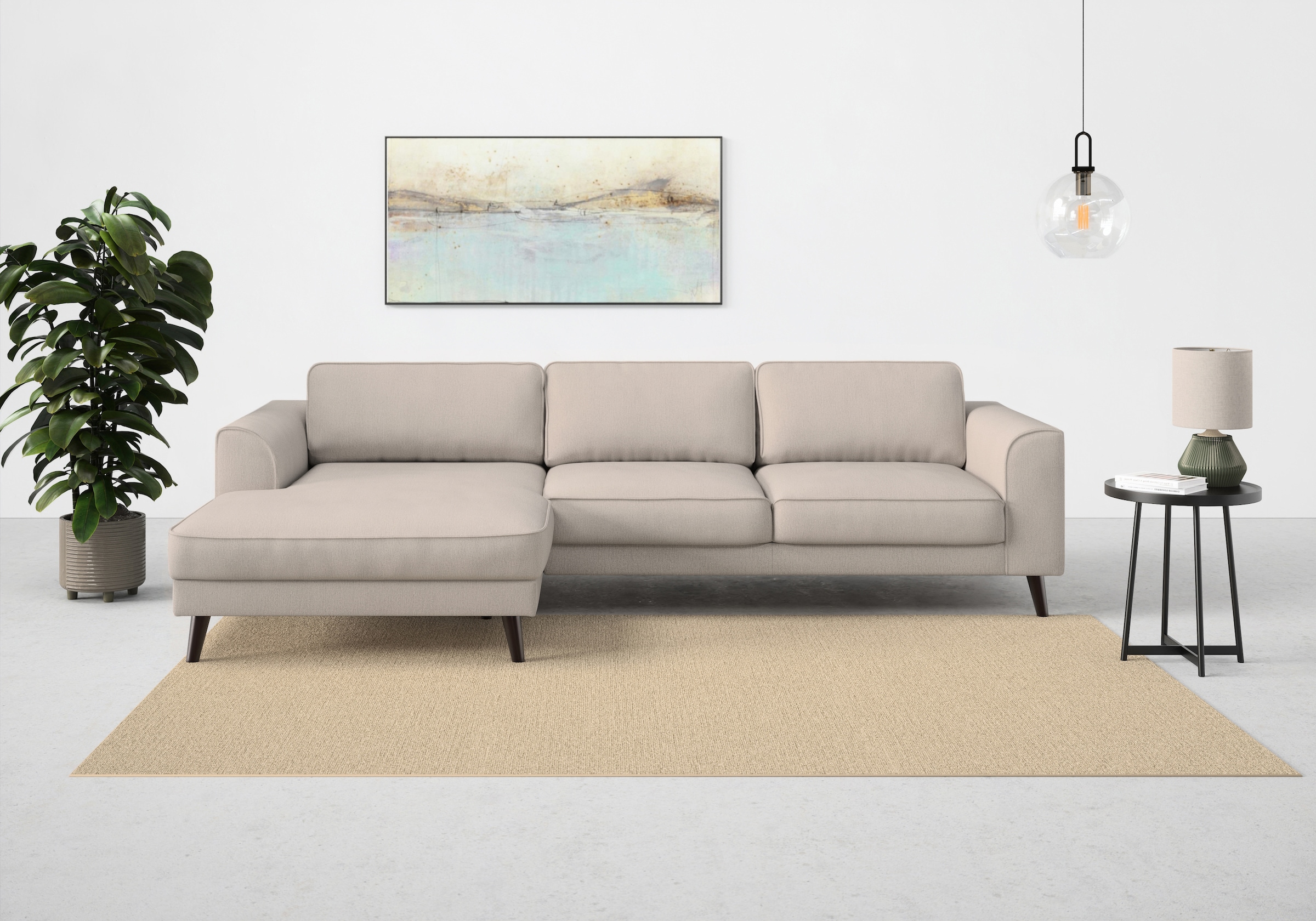 TRENDMANUFAKTUR Ecksofa "Lumber Jack, elegantes Designsofa, zeitlos modern, günstig online kaufen