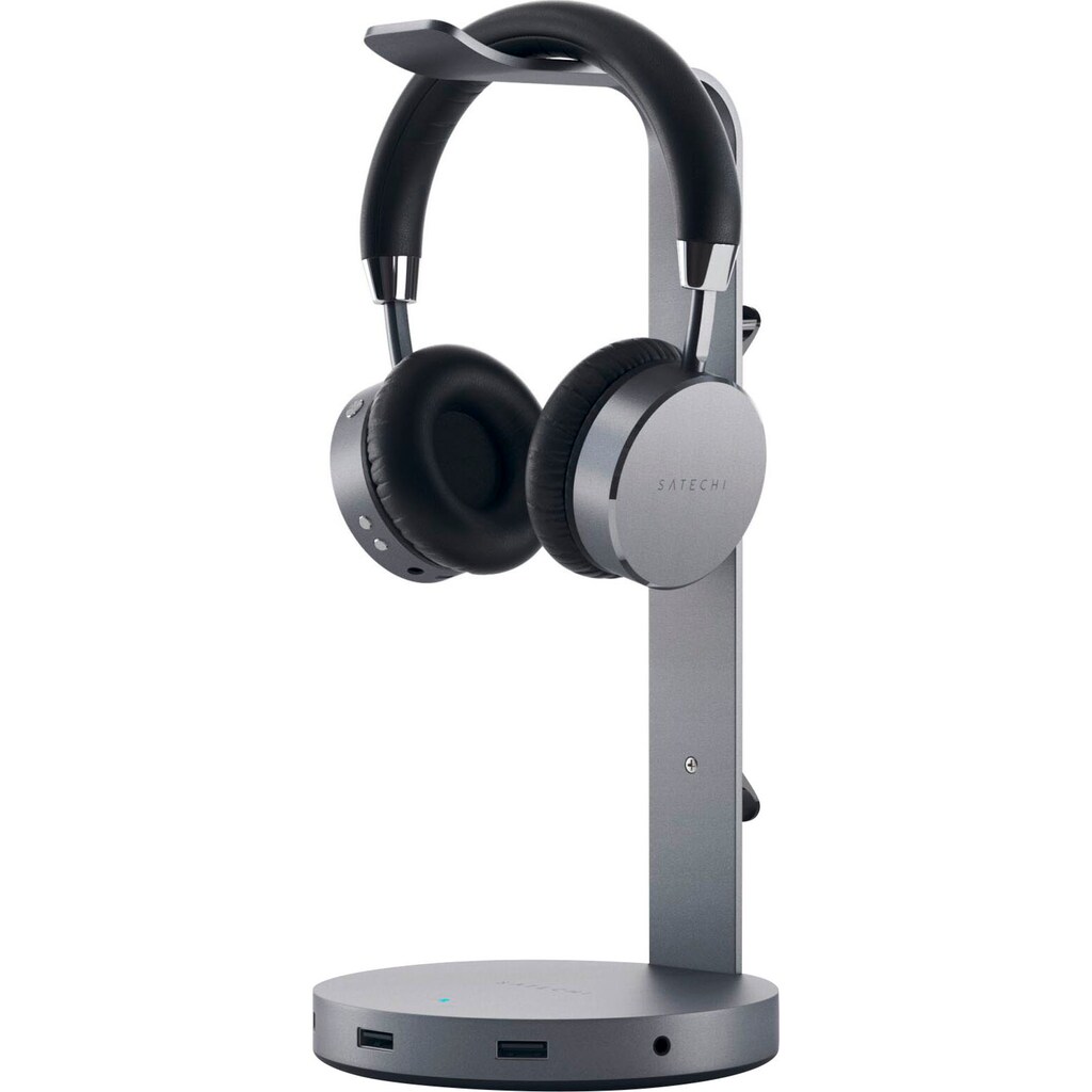 Satechi Headset-Halterung »Aluminum Headphone Stand Hub«