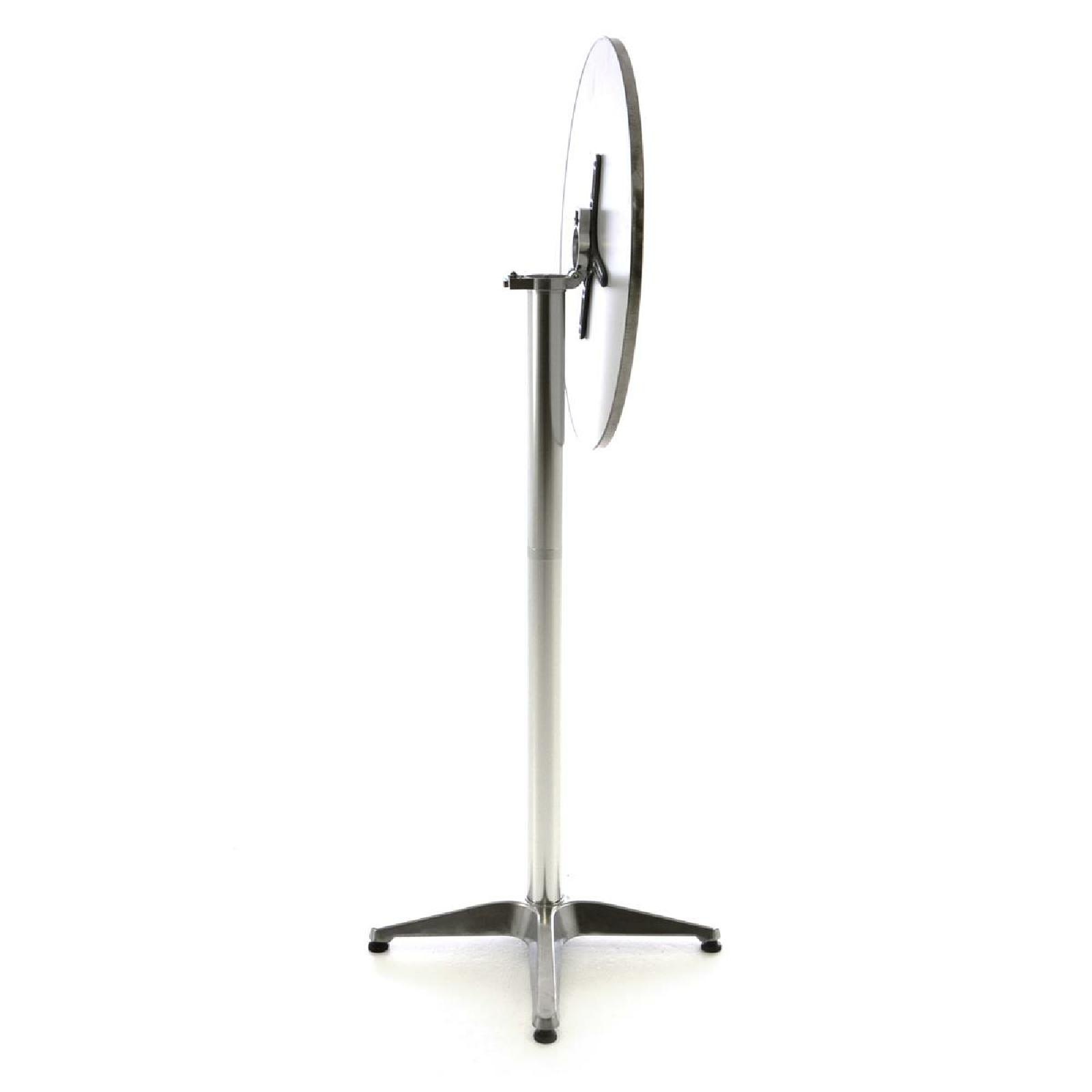 Gartentisch VCM "Stehtisch Bistrotisch klappbar Edelstahl Aluminium", silber, Tische, Gartentisch 2