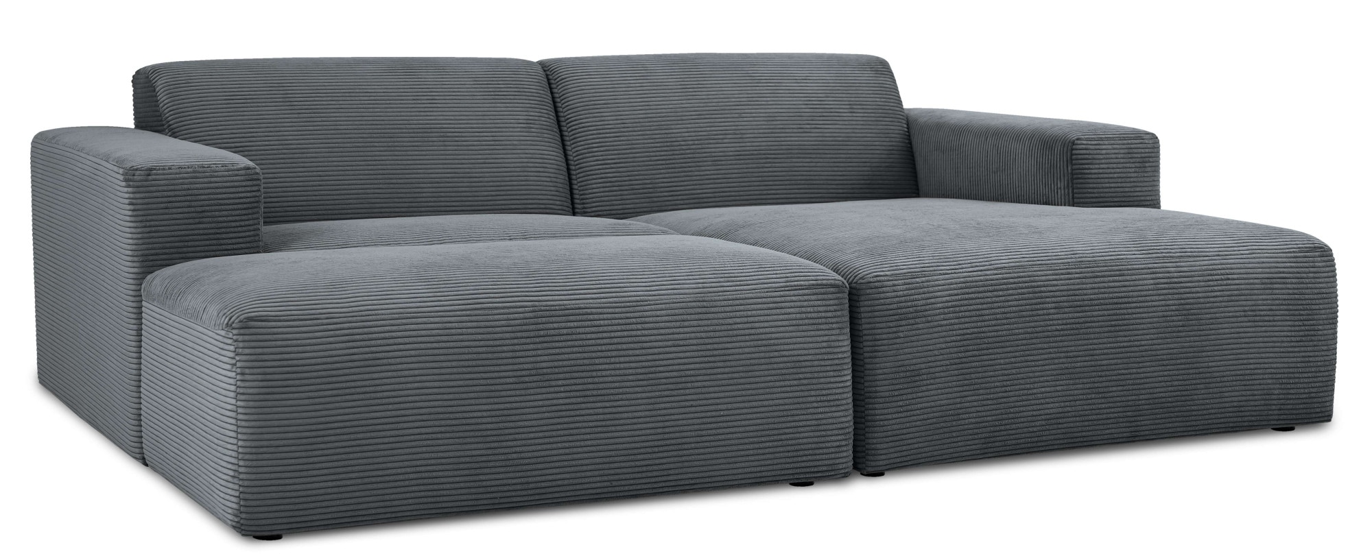 INOSIGN Ecksofa »Koa,228cm, L-Form, Modulsofa, Webstoff, Cord«, Designsofa, Set, Hocker inklusive, weicher Lounge-Sitzkomfort