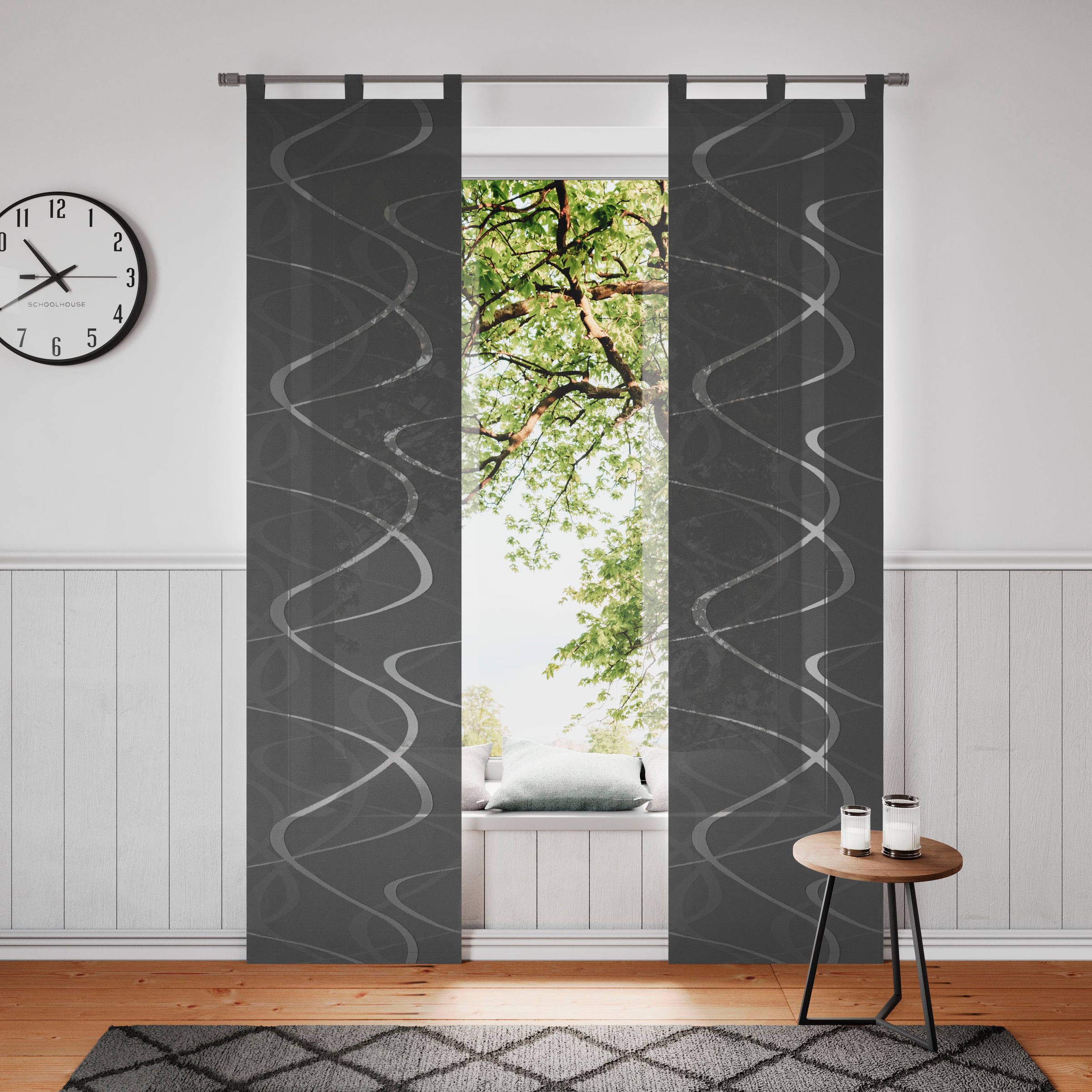 Neutex for you Schiebegardine "Pelotas" Schlaufen 1 Stk. tlg. inkl. Beschwe günstig online kaufen