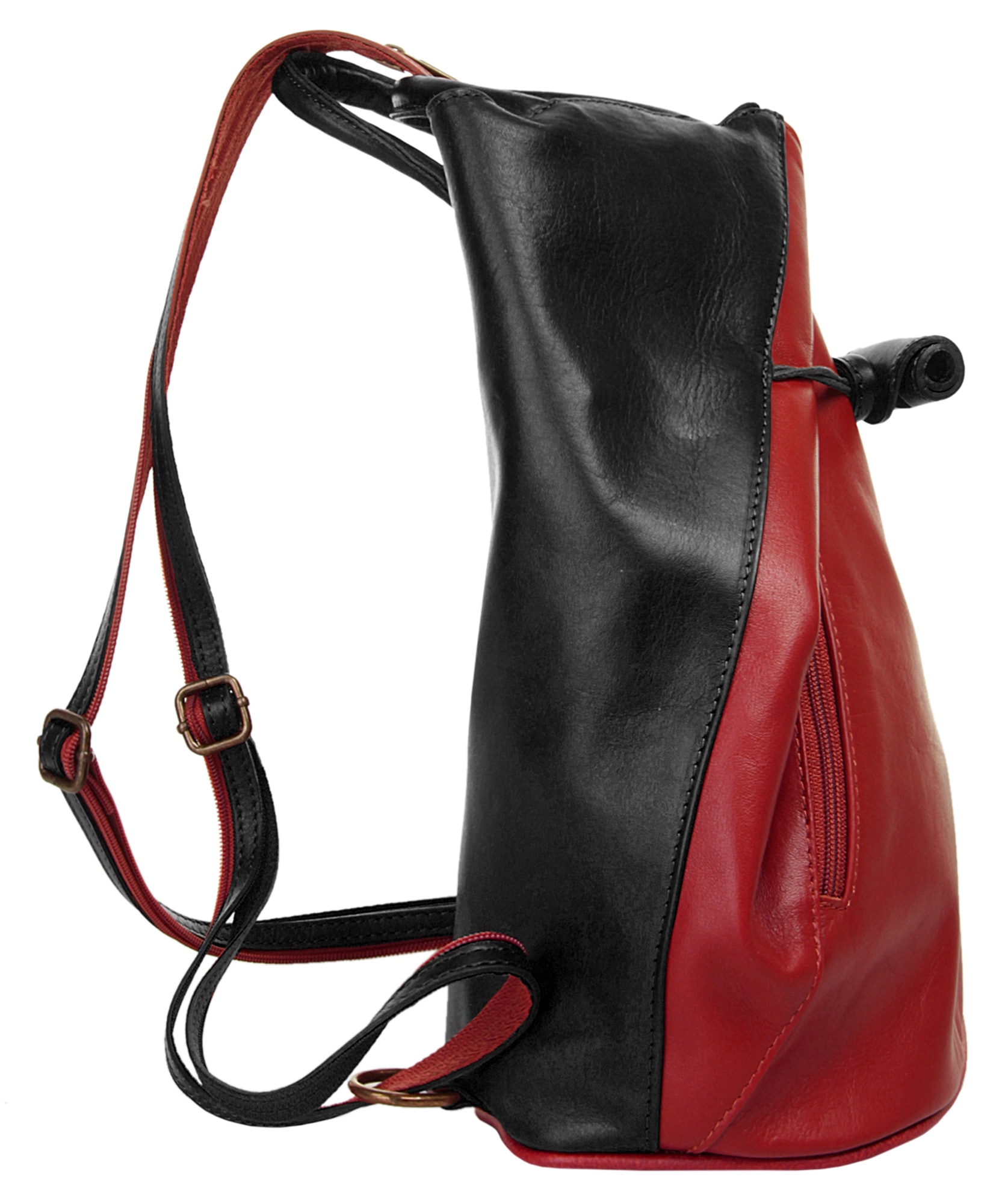 Samantha Look Cityrucksack, echt Leder, Made in Italy