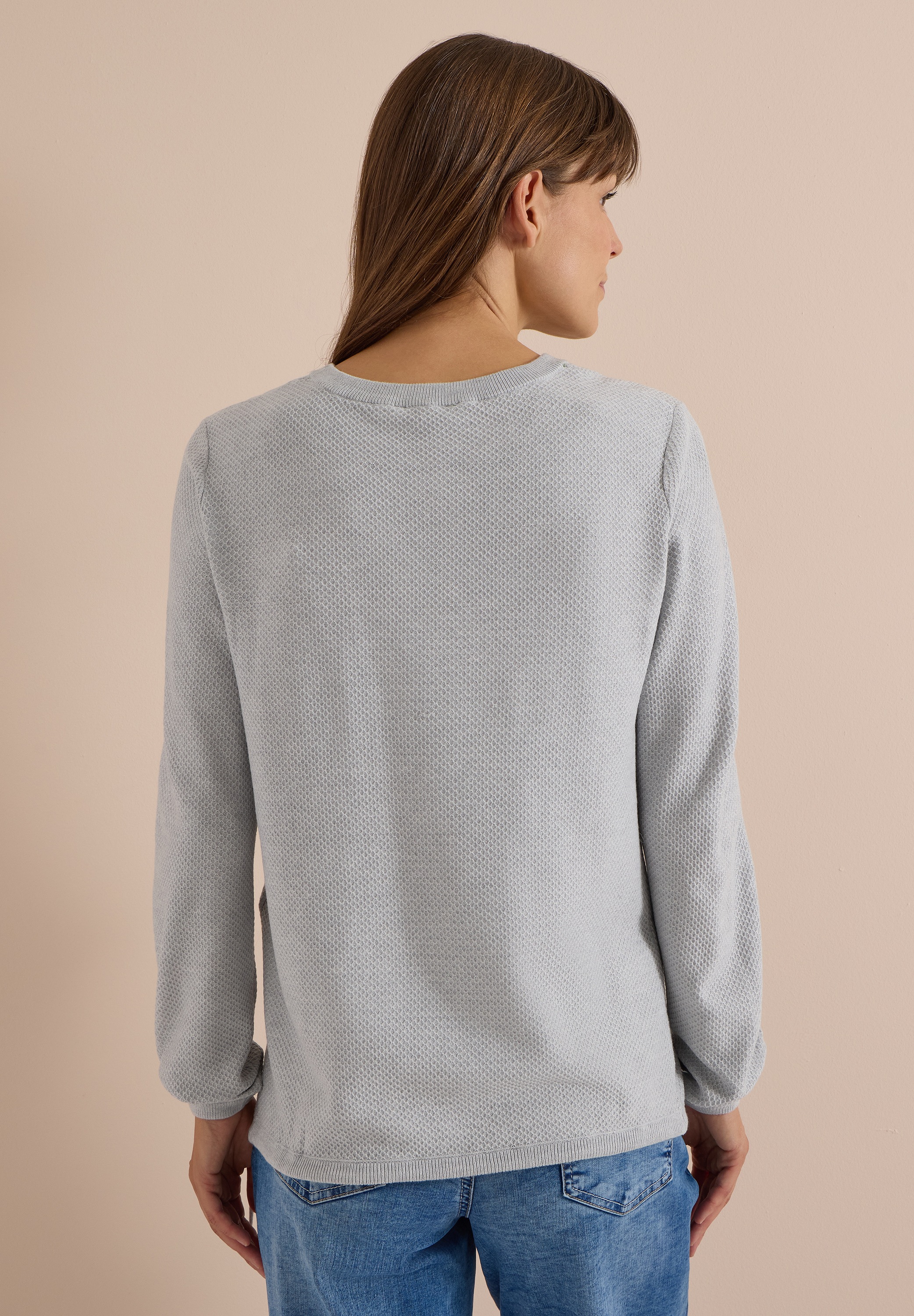Cecil Strickpullover Elastiksaum und Tunnelzug
