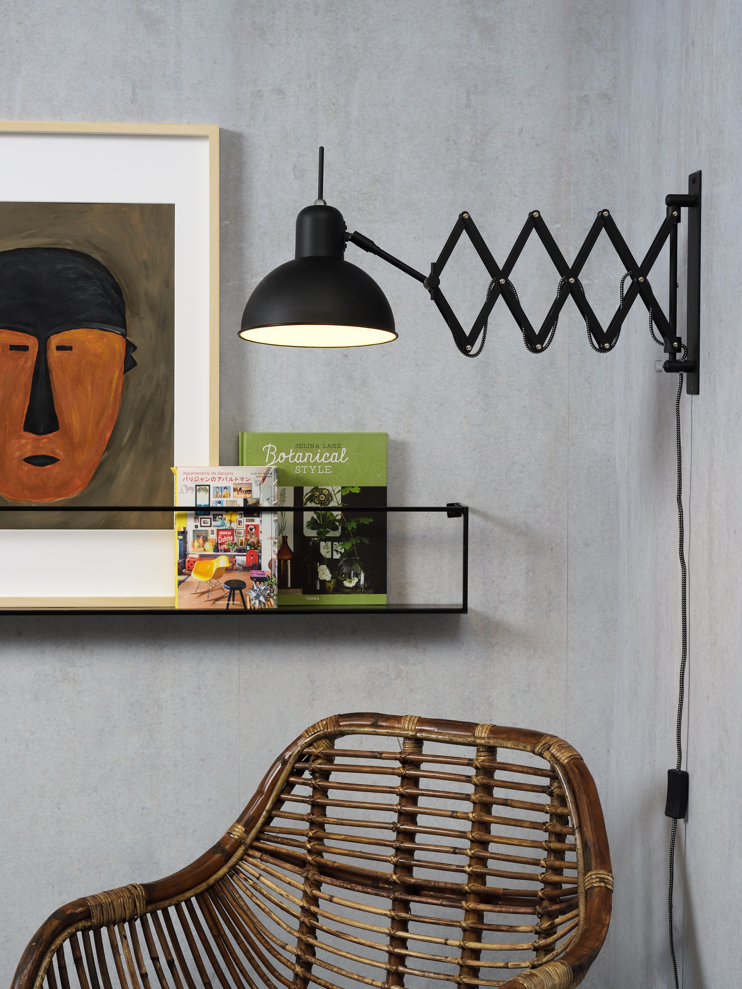 it's About RoMi Wandleuchte »Aberdeen«, 1 flammig, Leuchtmittel E14 | ohne Leuchtmittel