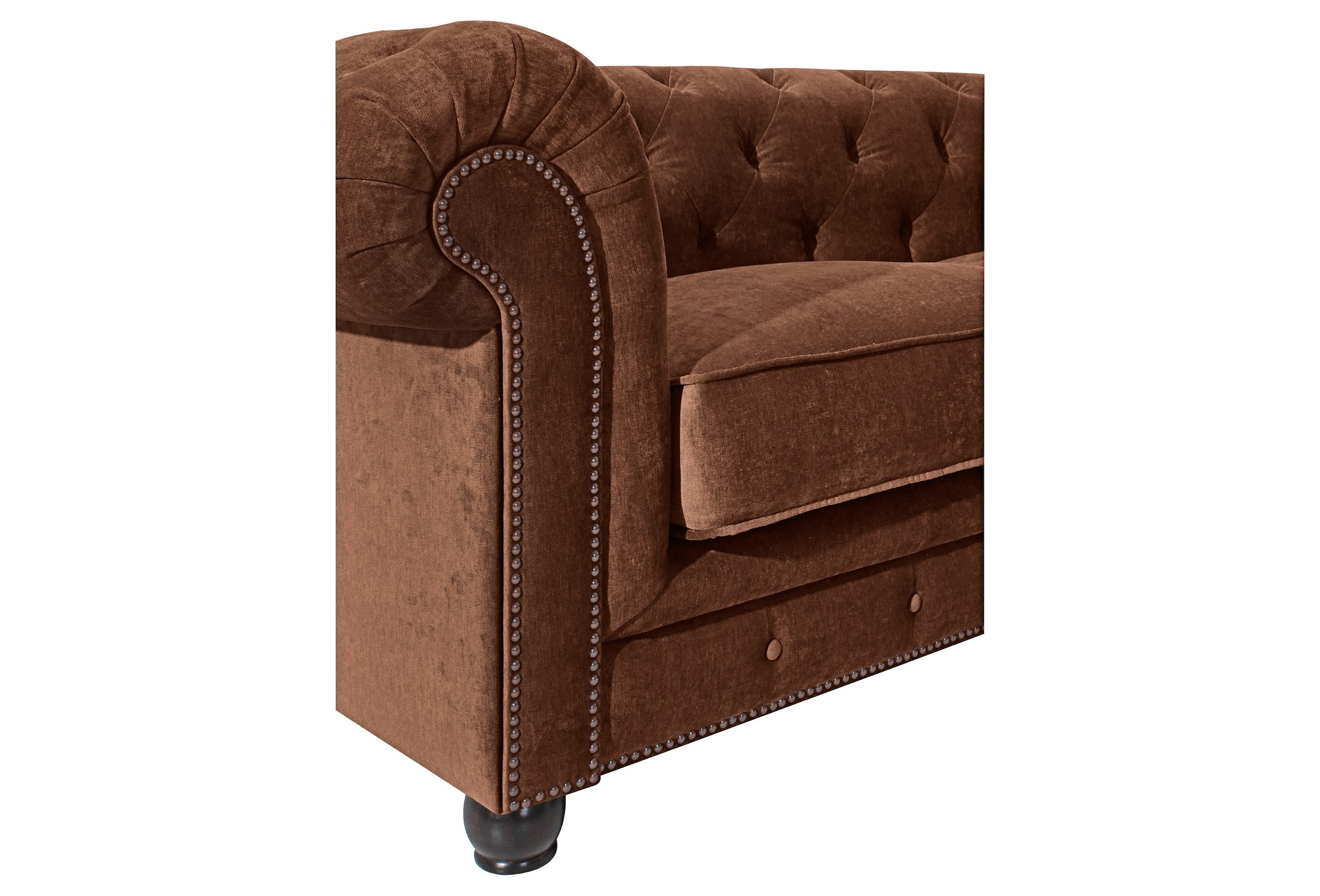 Max Winzer® Chesterfield-Sofa »Old England modern, edel, Retro, hochwertig verarbeitet und bequem«, mit aufwendiger Knopfheftung, 2-Sitzer oder 2,5-Sitzer