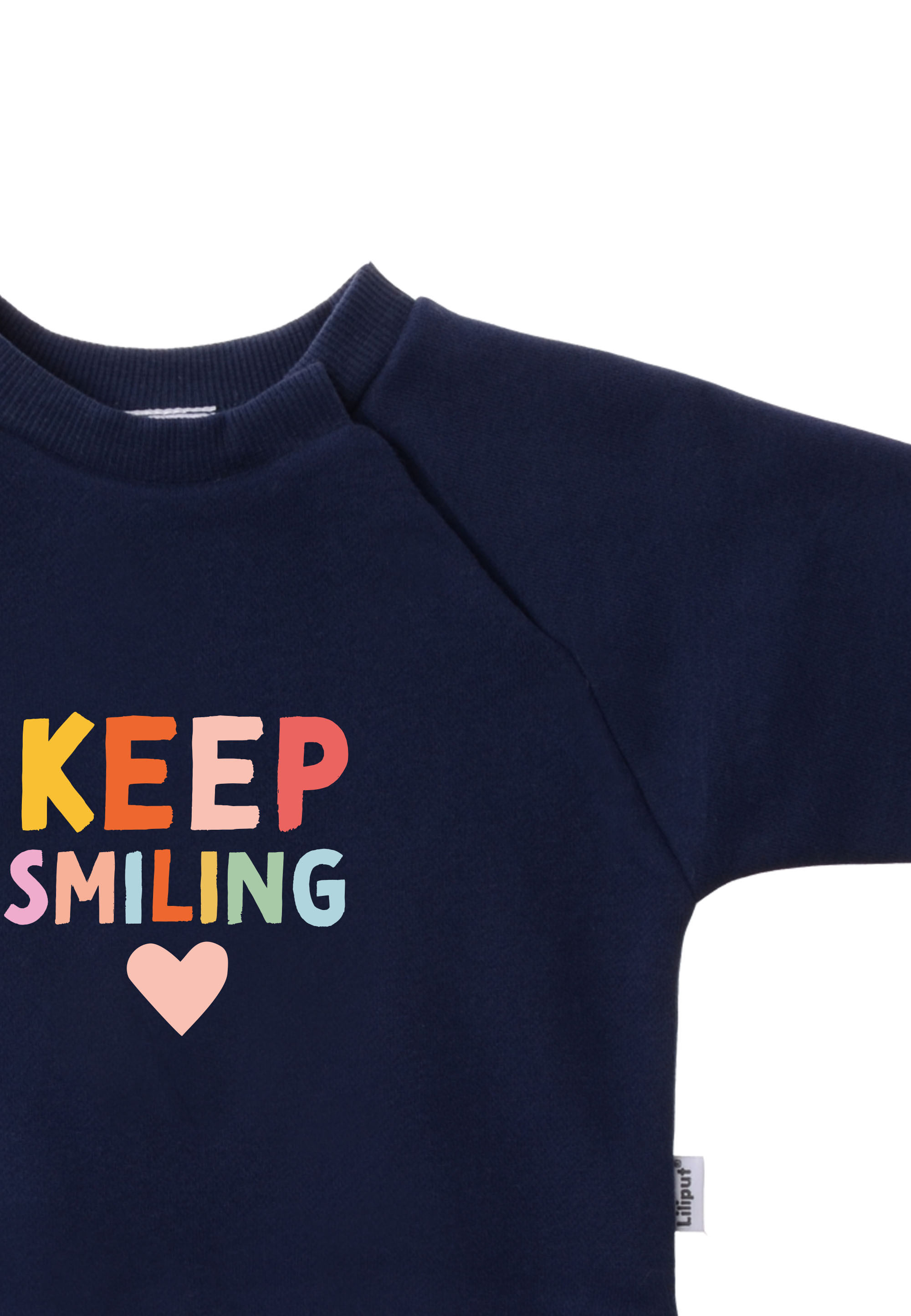 Thumbnail - Liliput Sweatshirt "Keep Smiling", mit Rundhalsausschnitt