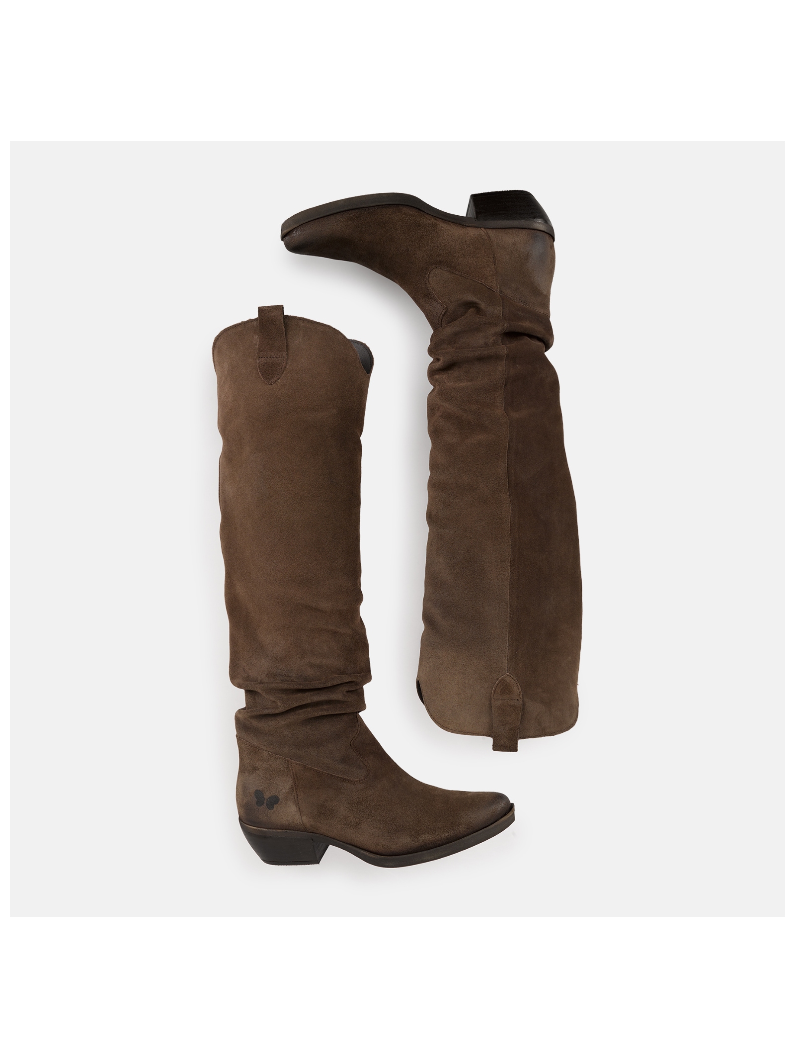 Felmini Bikerboots »Felmini Stiefel Veloursleder«